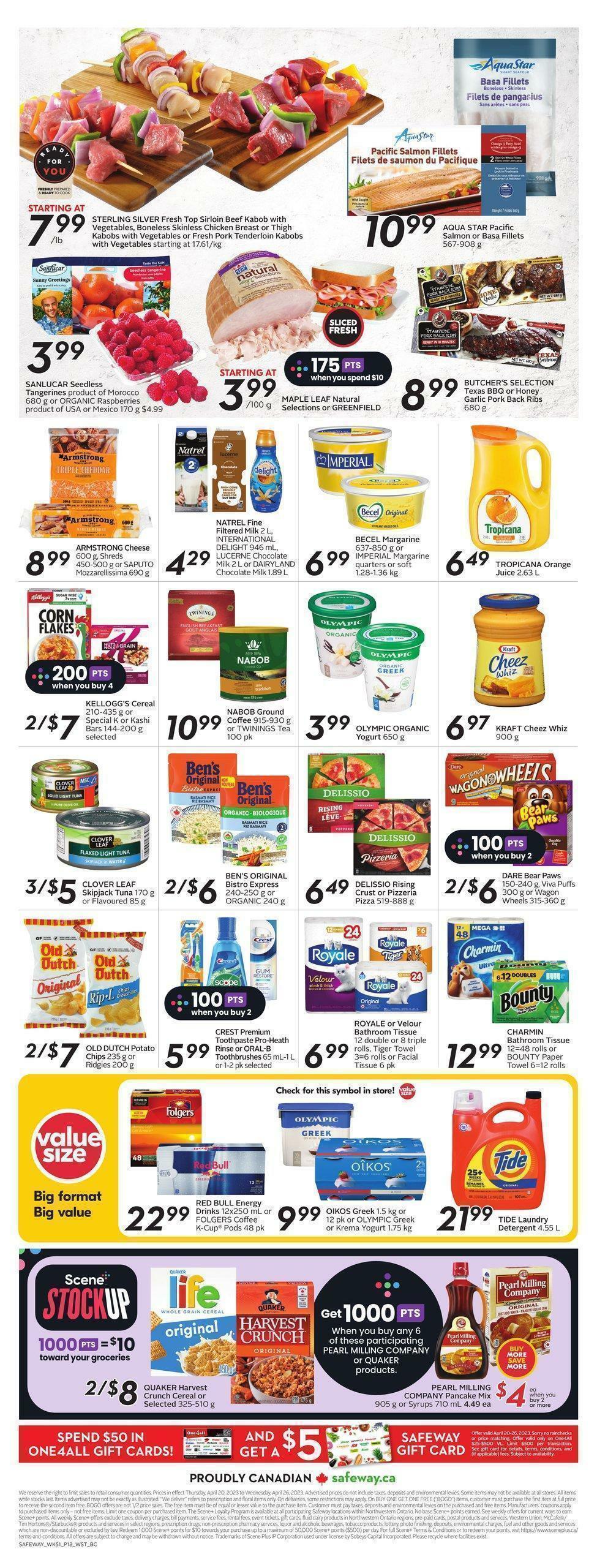 Safeway Flyer from April 20
