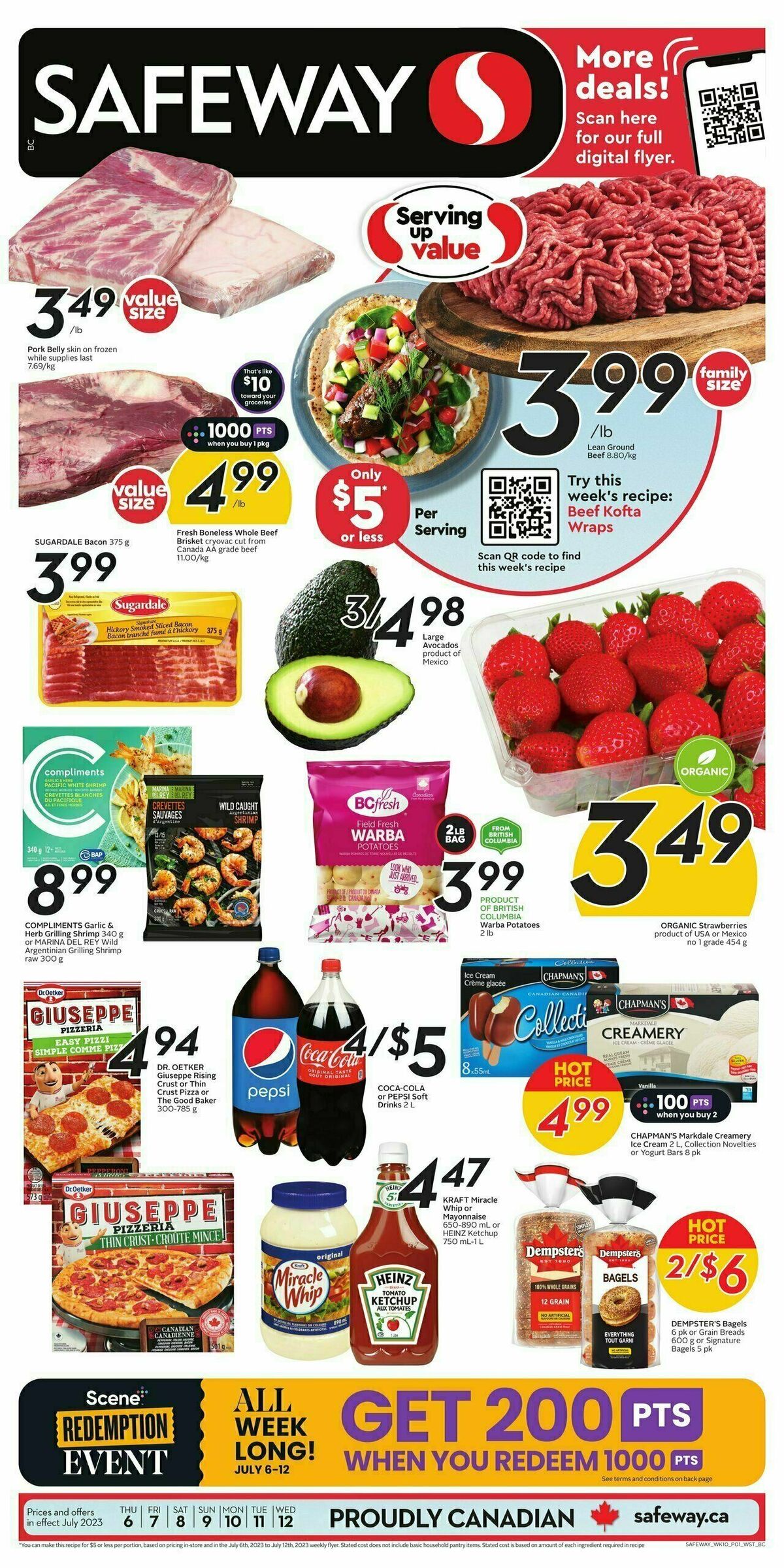 Safeway Flyer from July 6