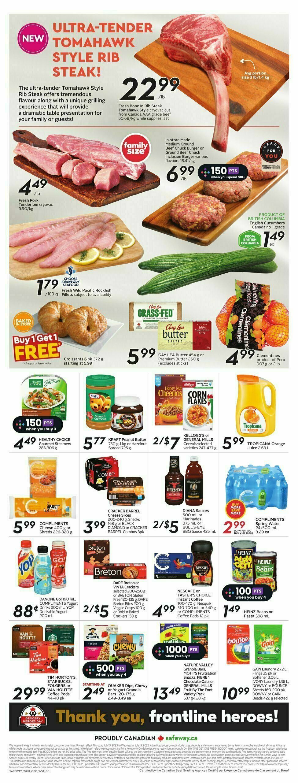 Safeway Flyer from July 13
