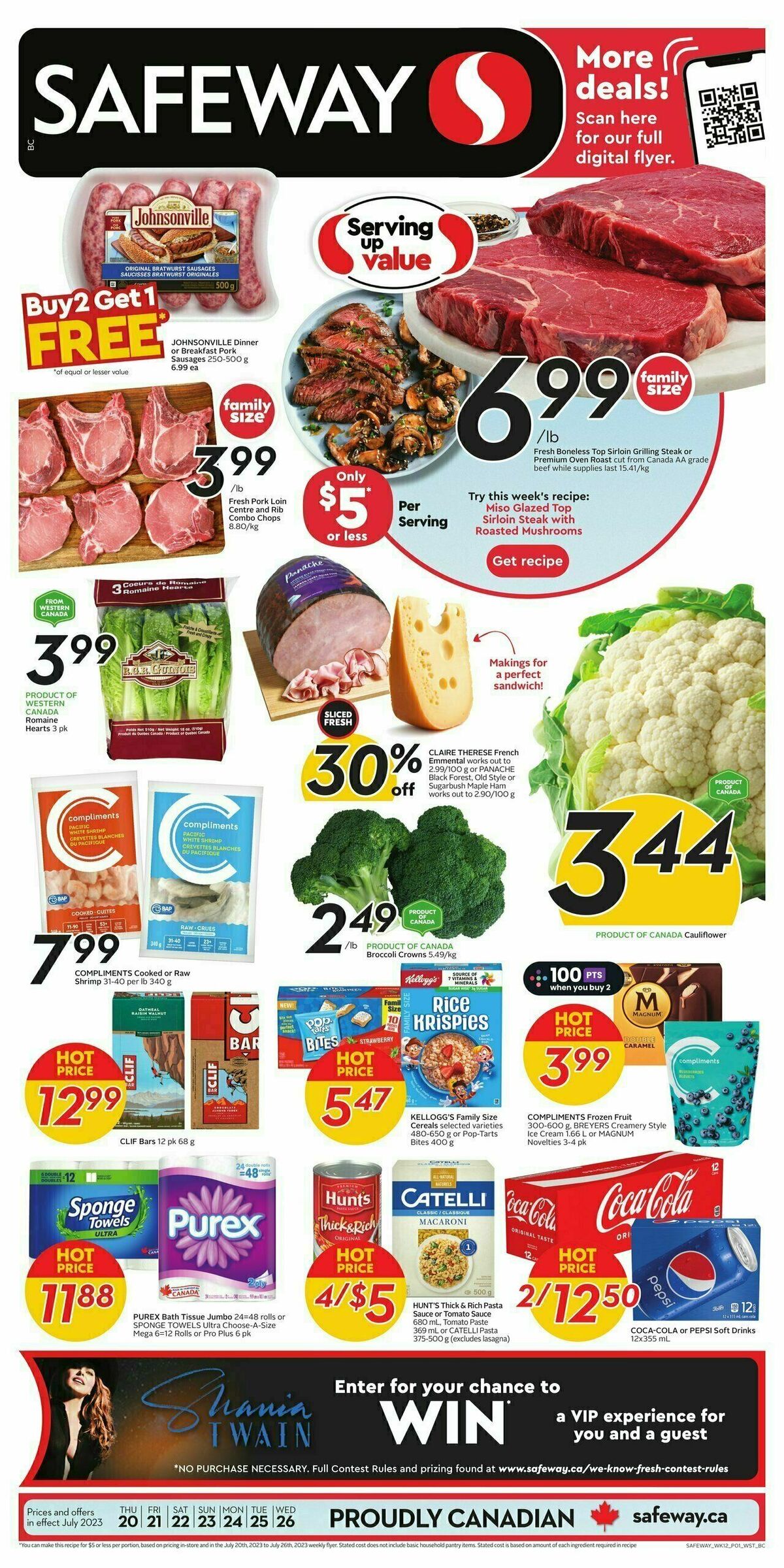 Safeway Flyer from July 20