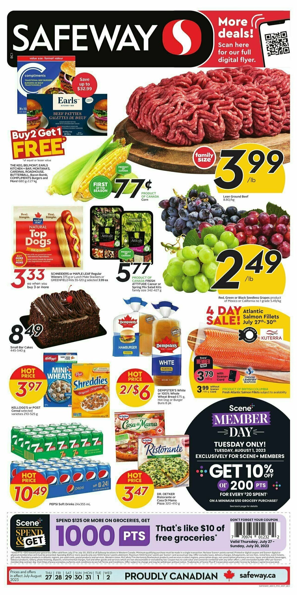 Safeway Flyer from July 27