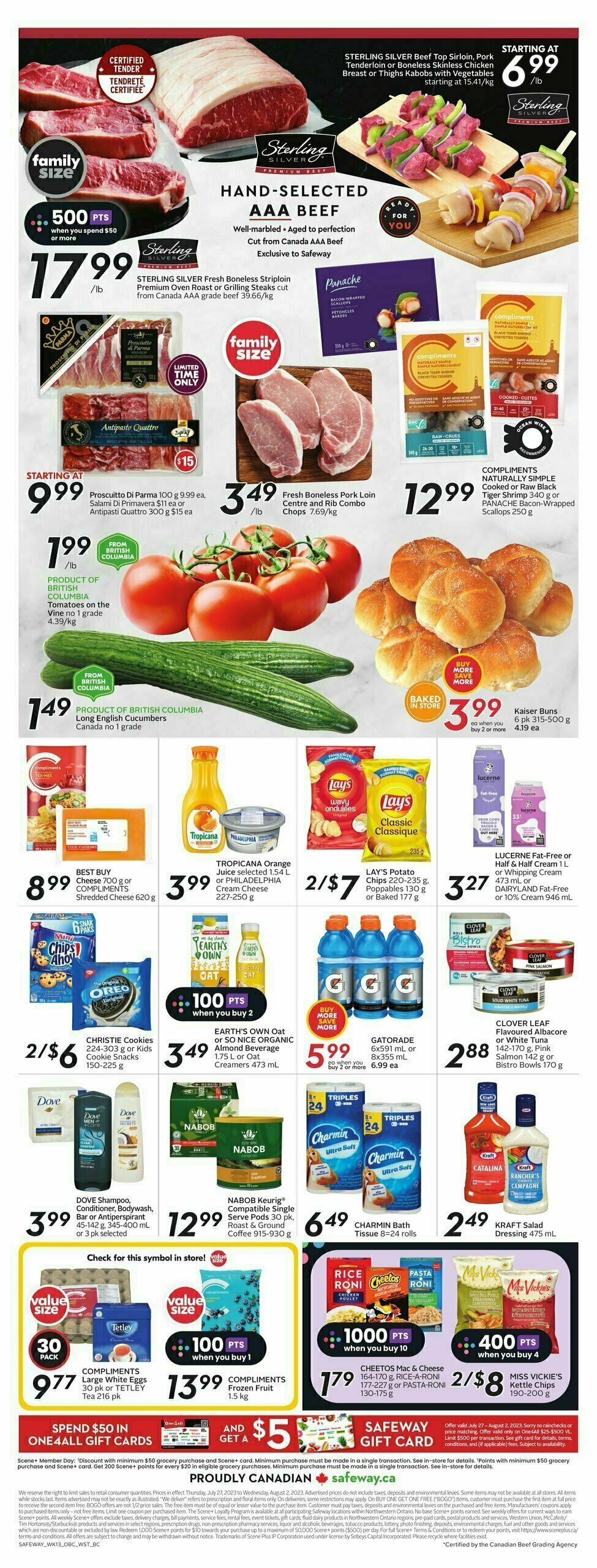 Safeway Flyer from July 27
