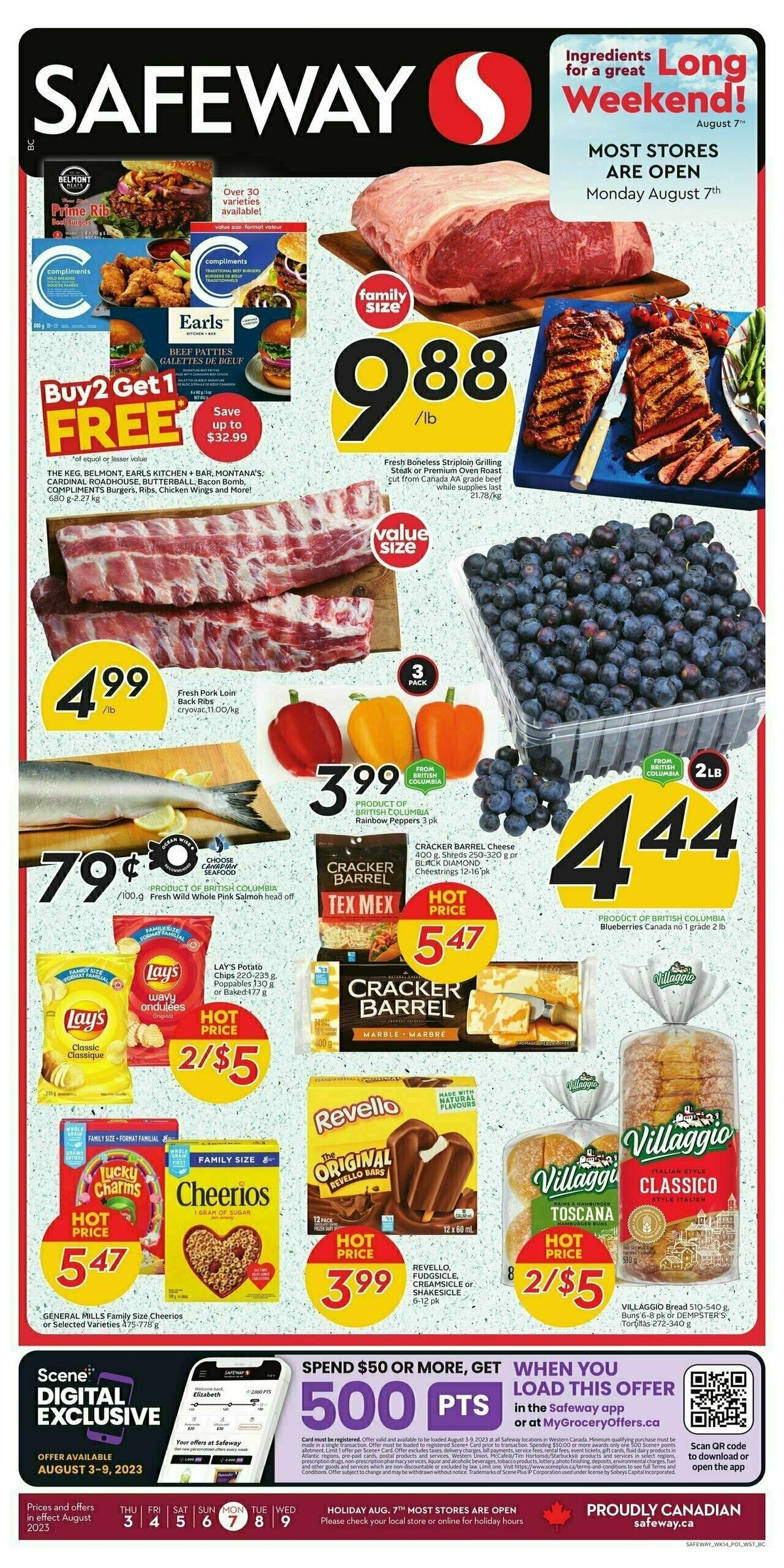 Safeway Flyer from August 3