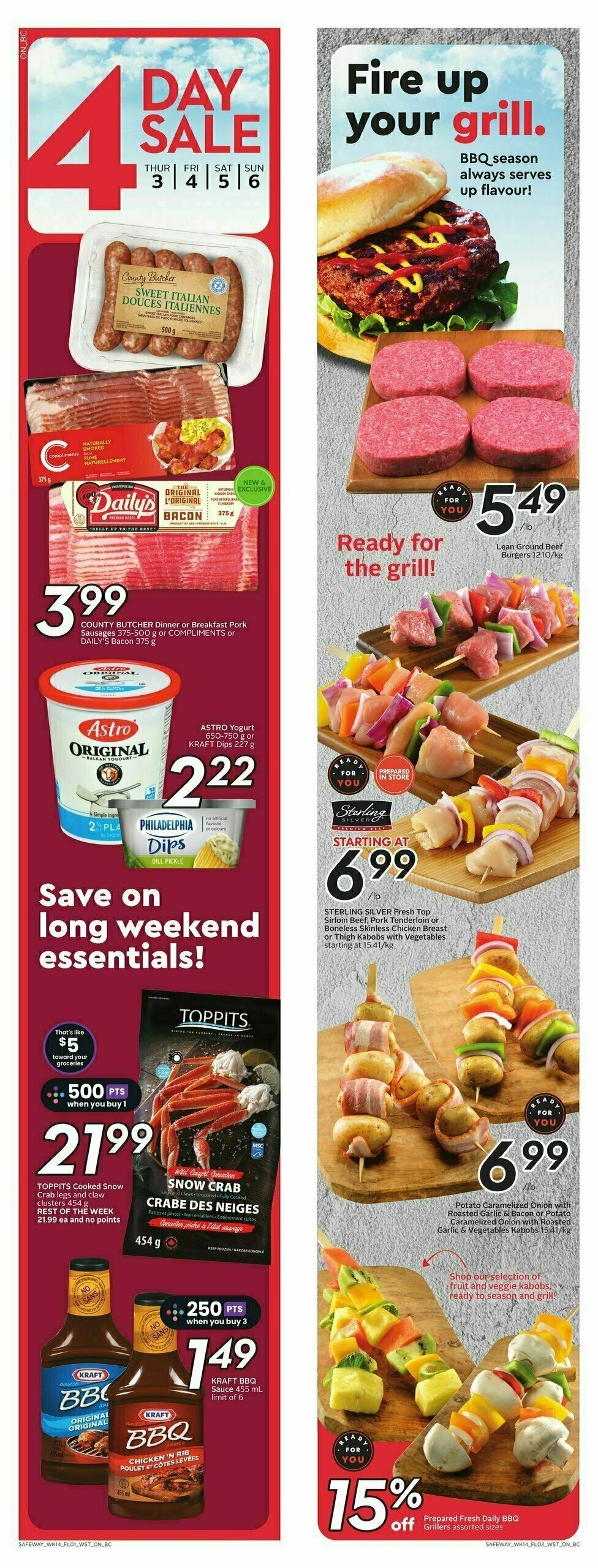 Safeway Flyer from August 3