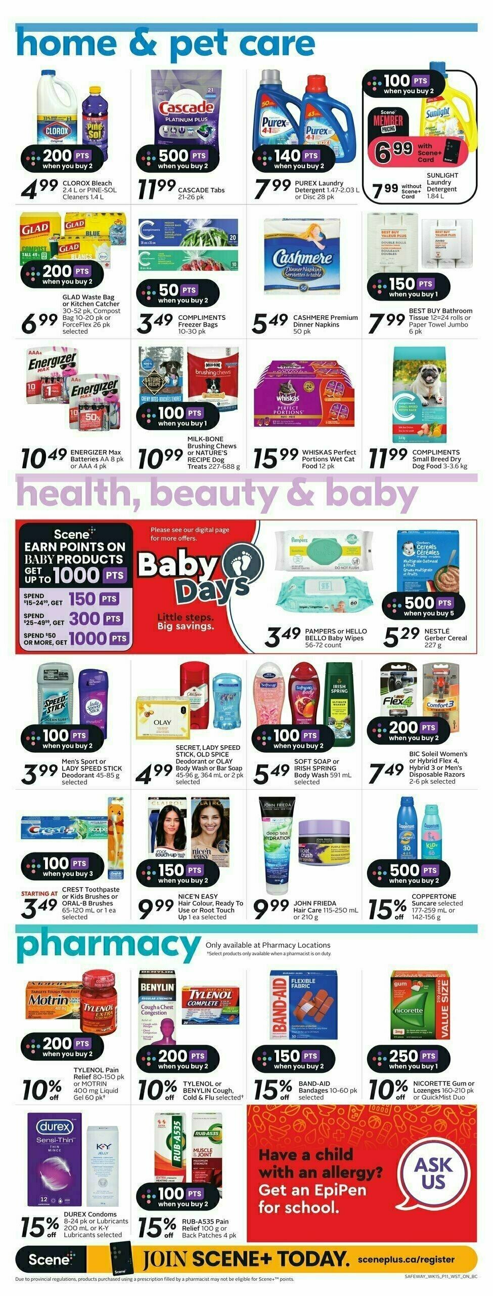 Safeway Flyer from August 10