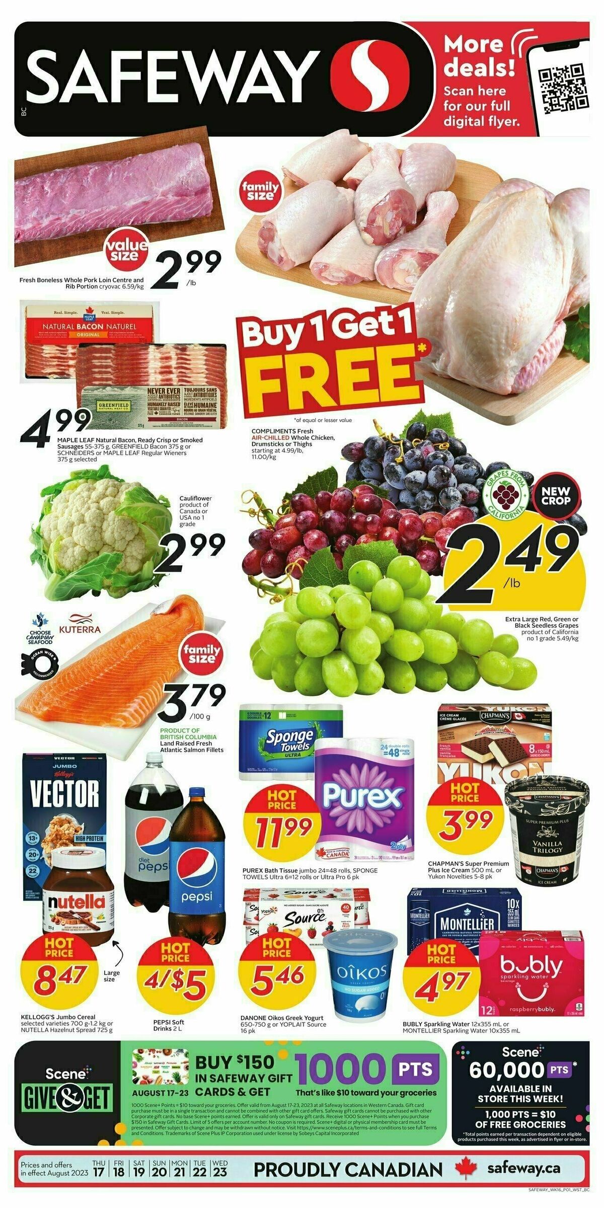 Safeway Flyer from August 17