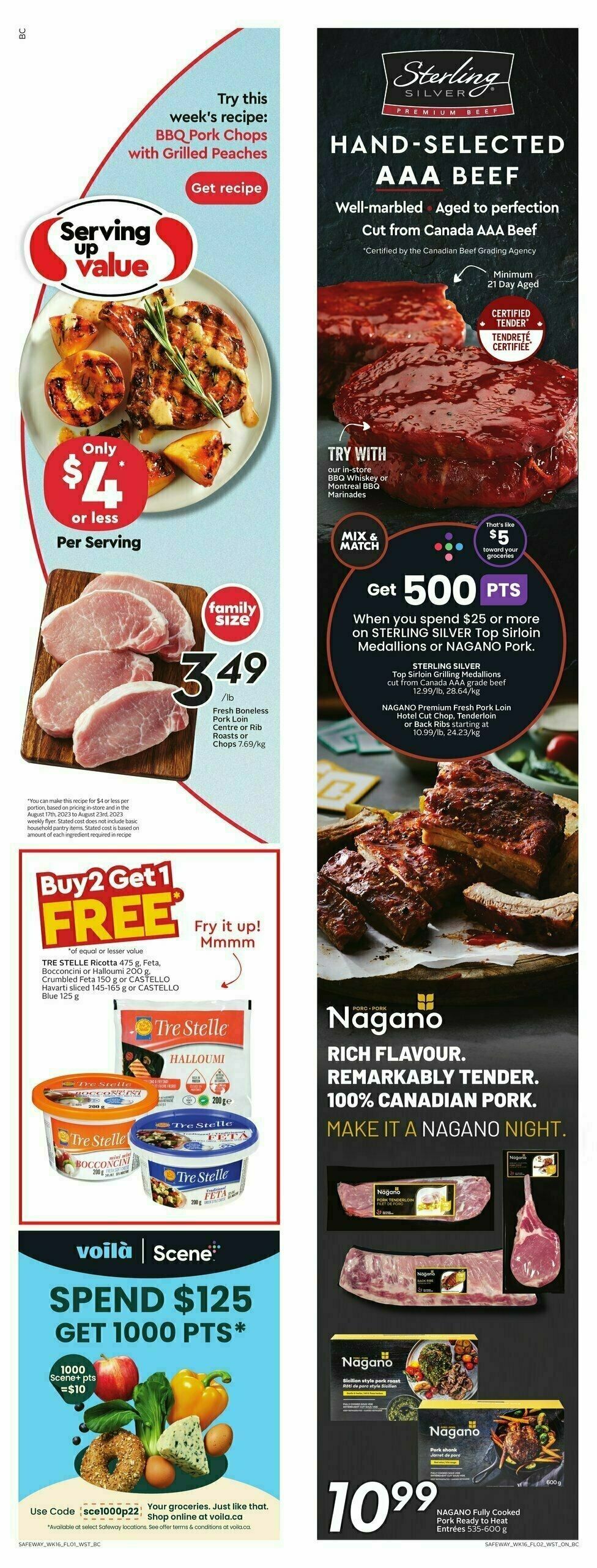 Safeway Flyer from August 17