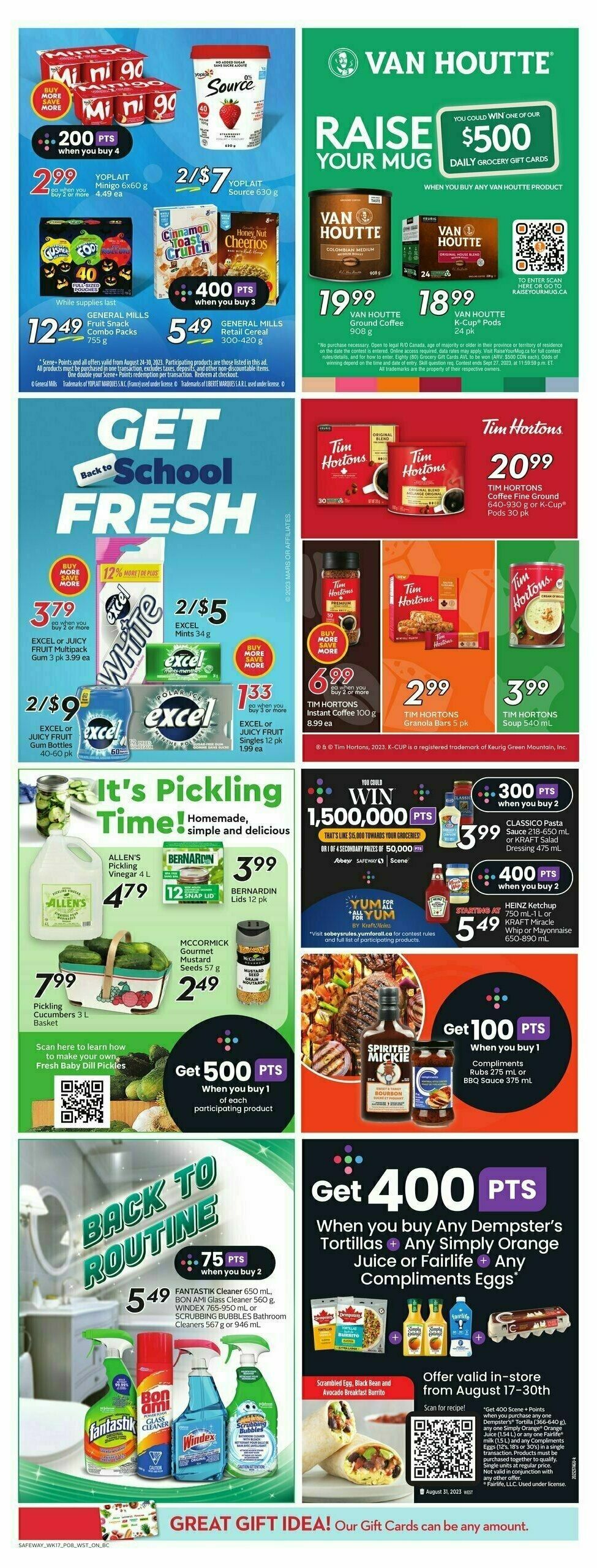 Safeway Flyer from August 24