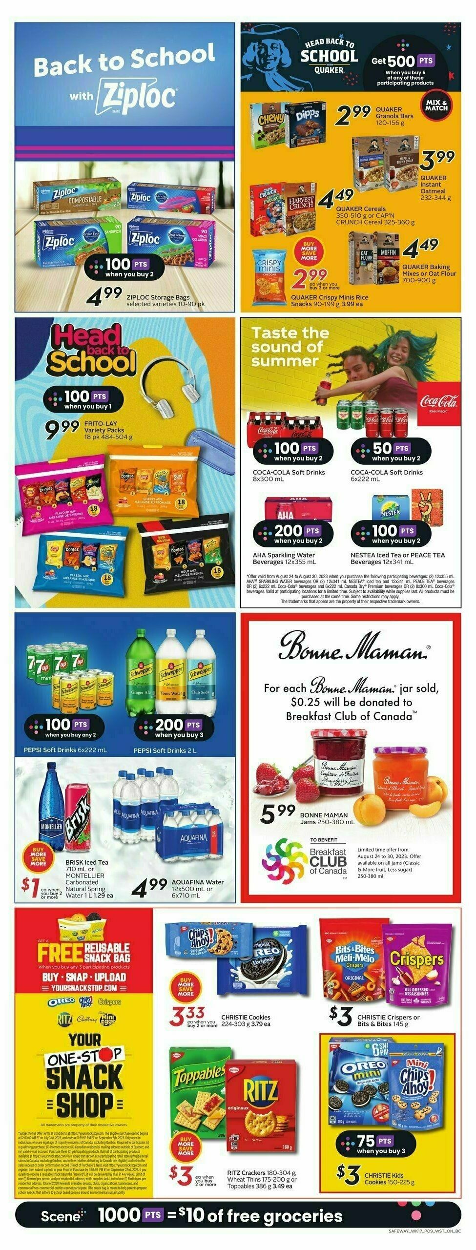 Safeway Flyer from August 24