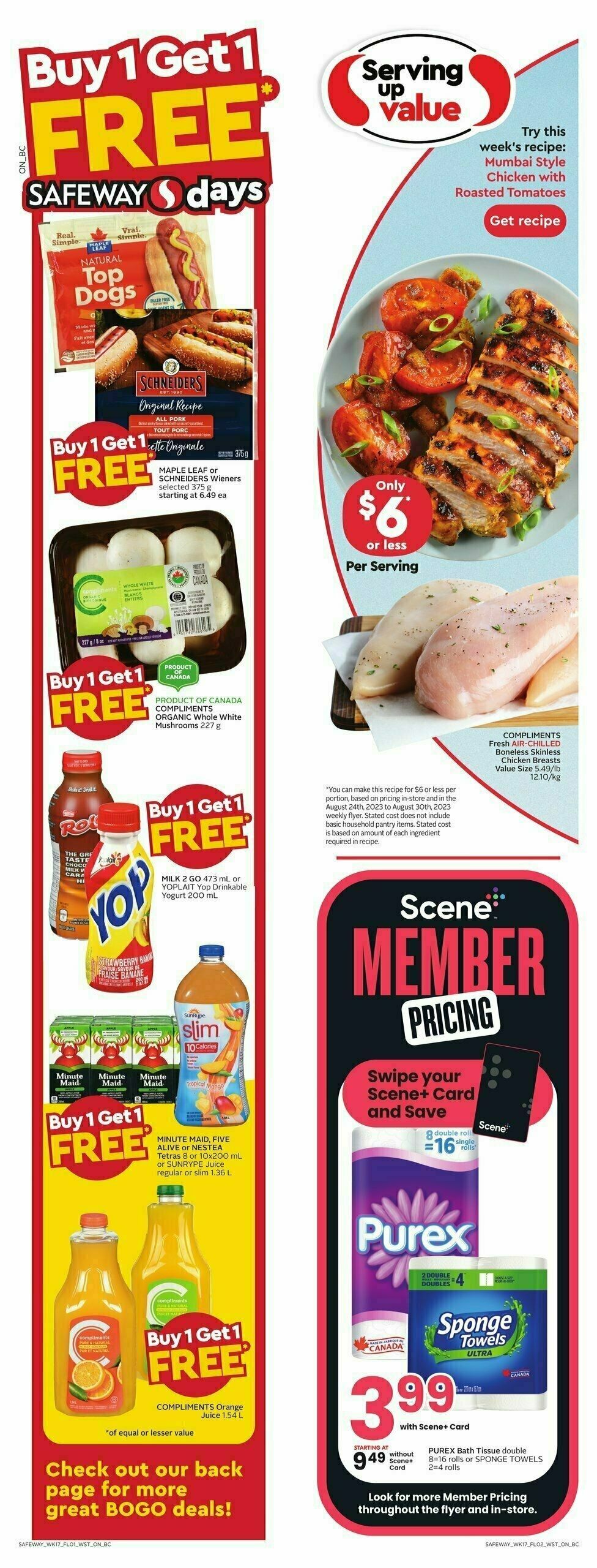 Safeway Flyer from August 24