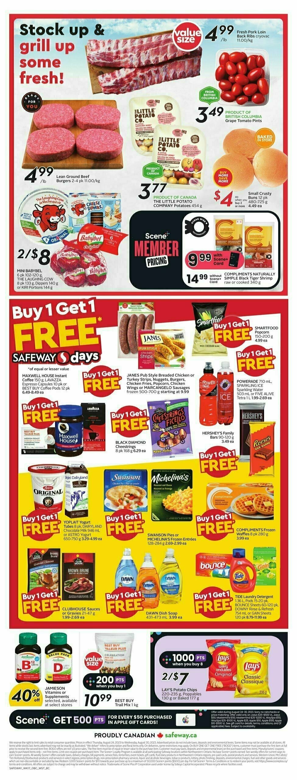 Safeway Flyer from August 24