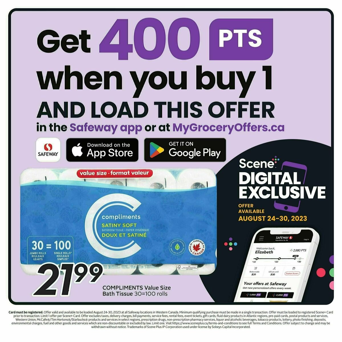 Safeway Flyer from August 24