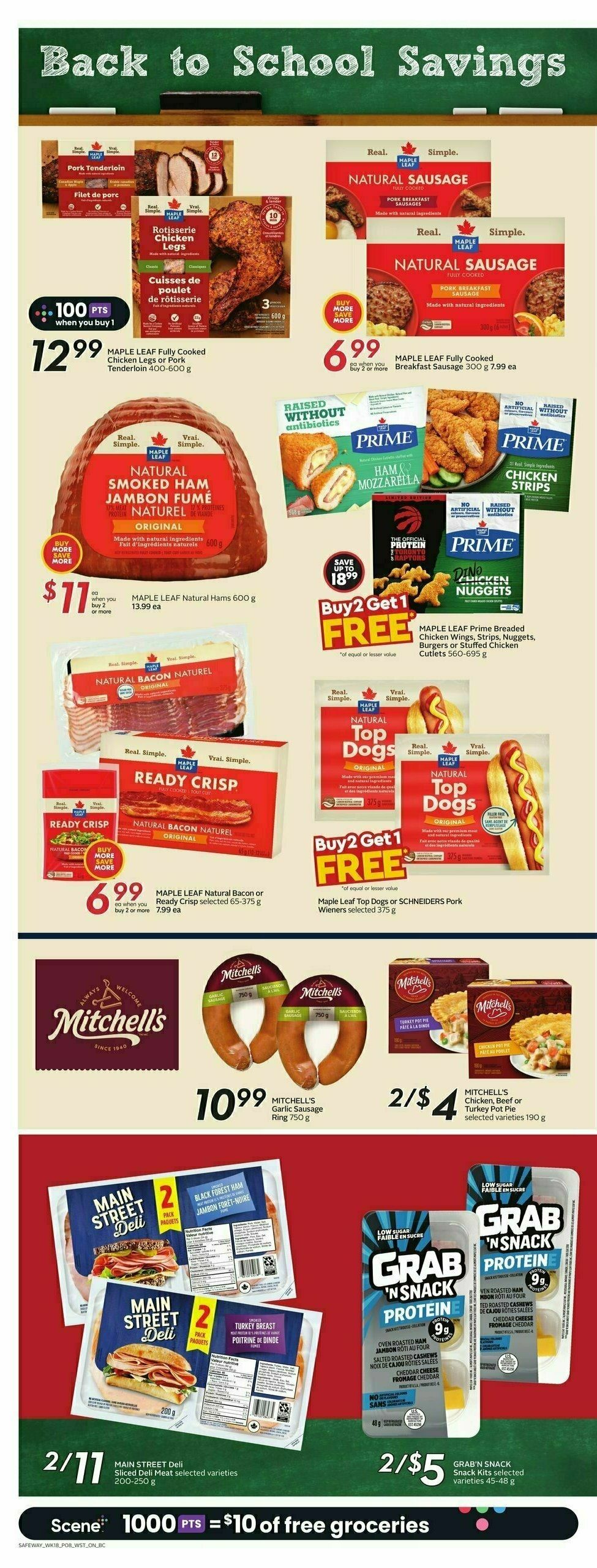 Safeway Flyer from August 31