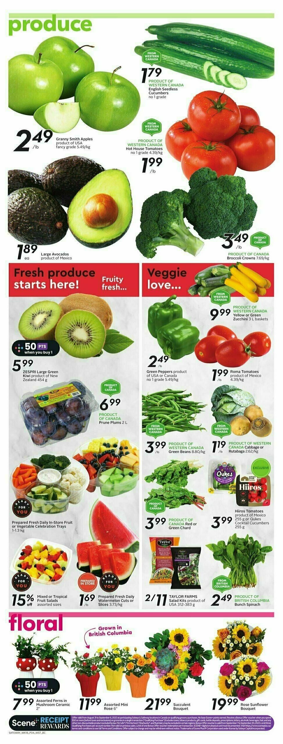 Safeway Flyer from August 31