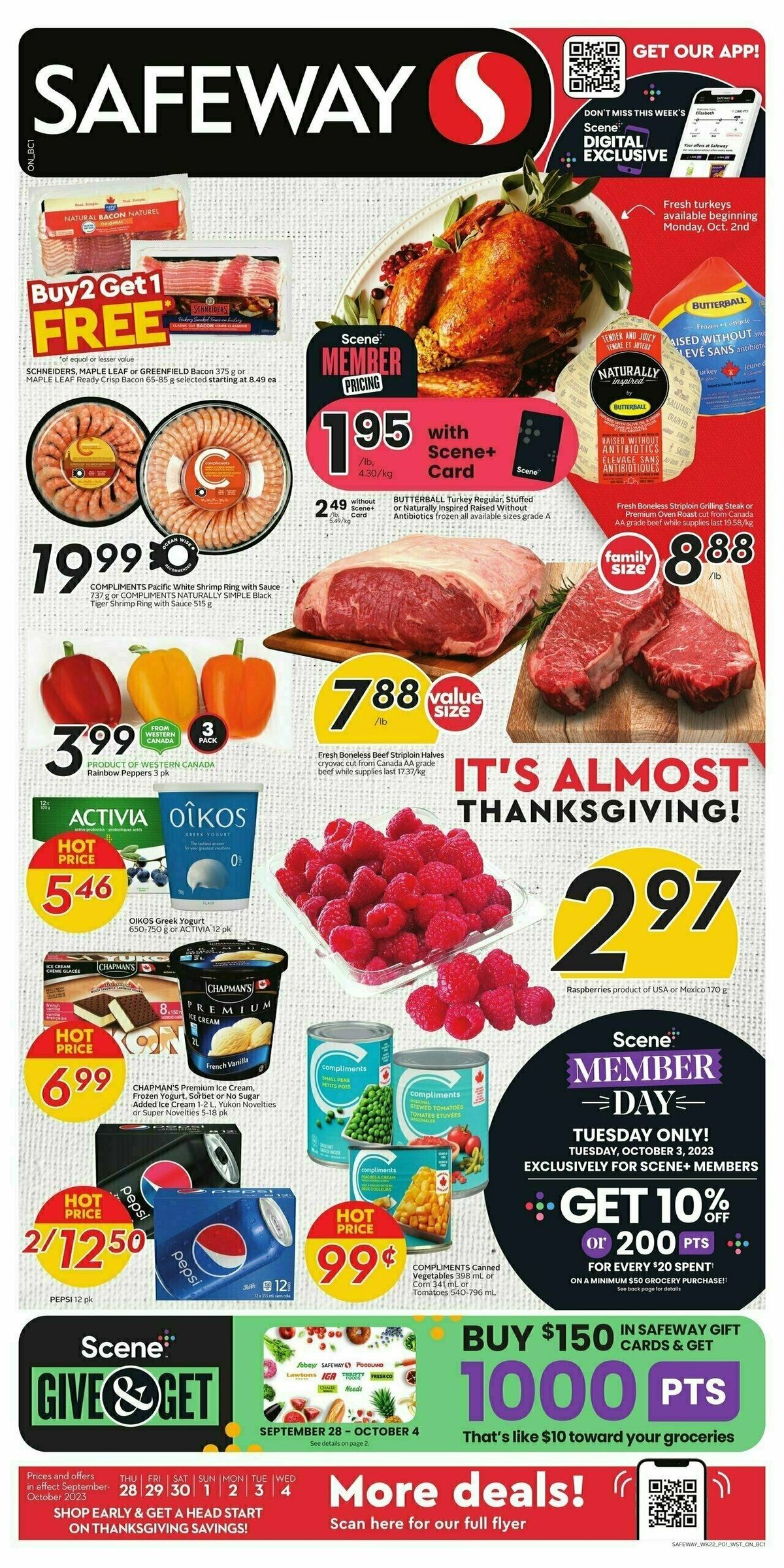 Safeway Flyer from September 28