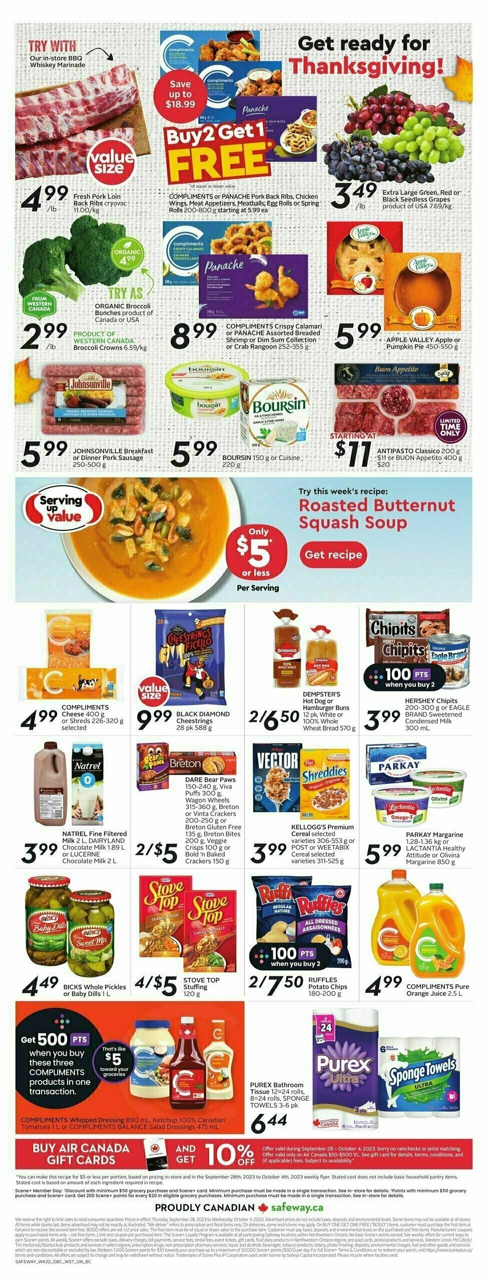 Safeway Flyer from September 28