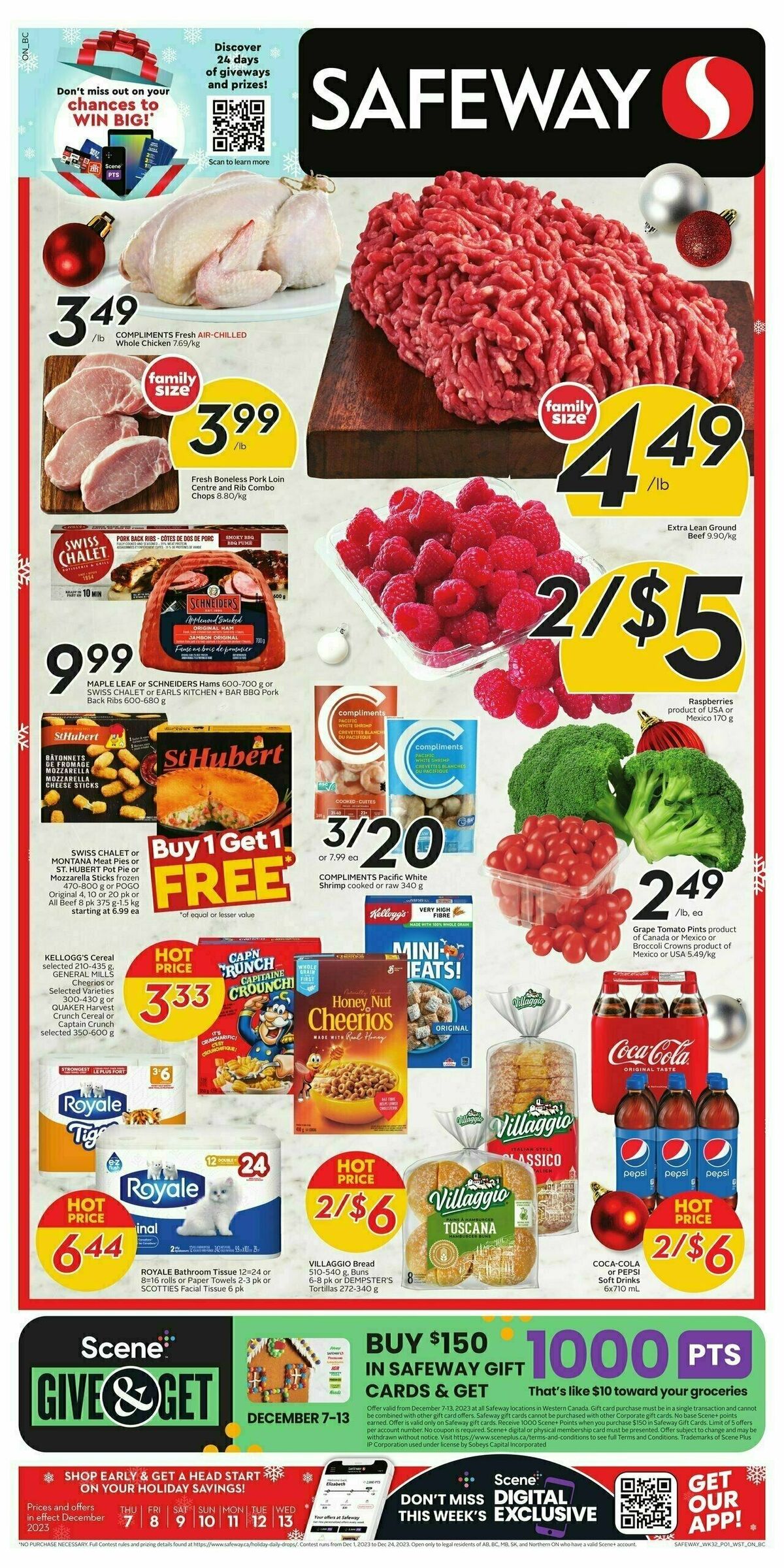 Safeway Flyer from December 7