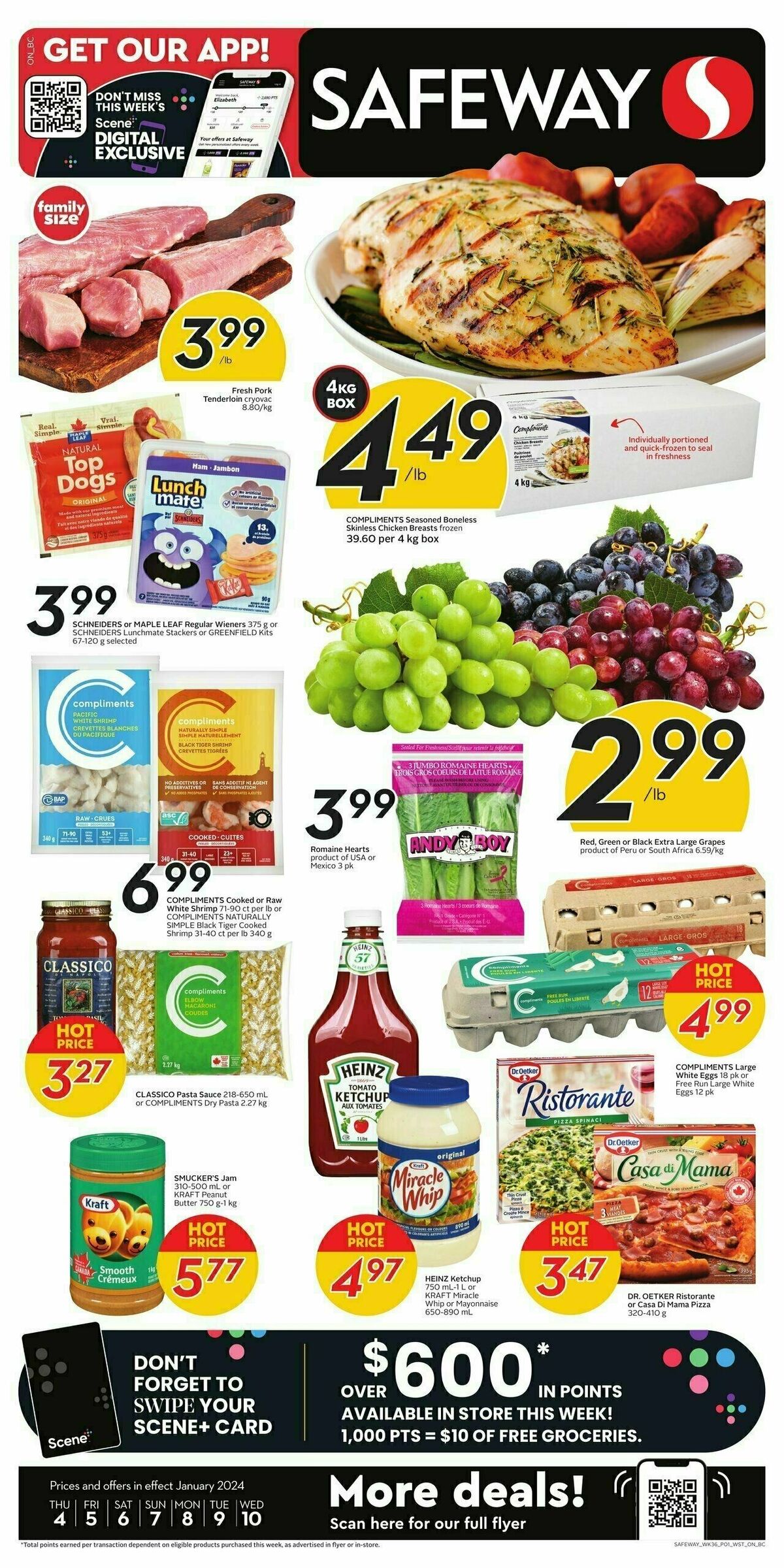 Safeway Flyer from January 4