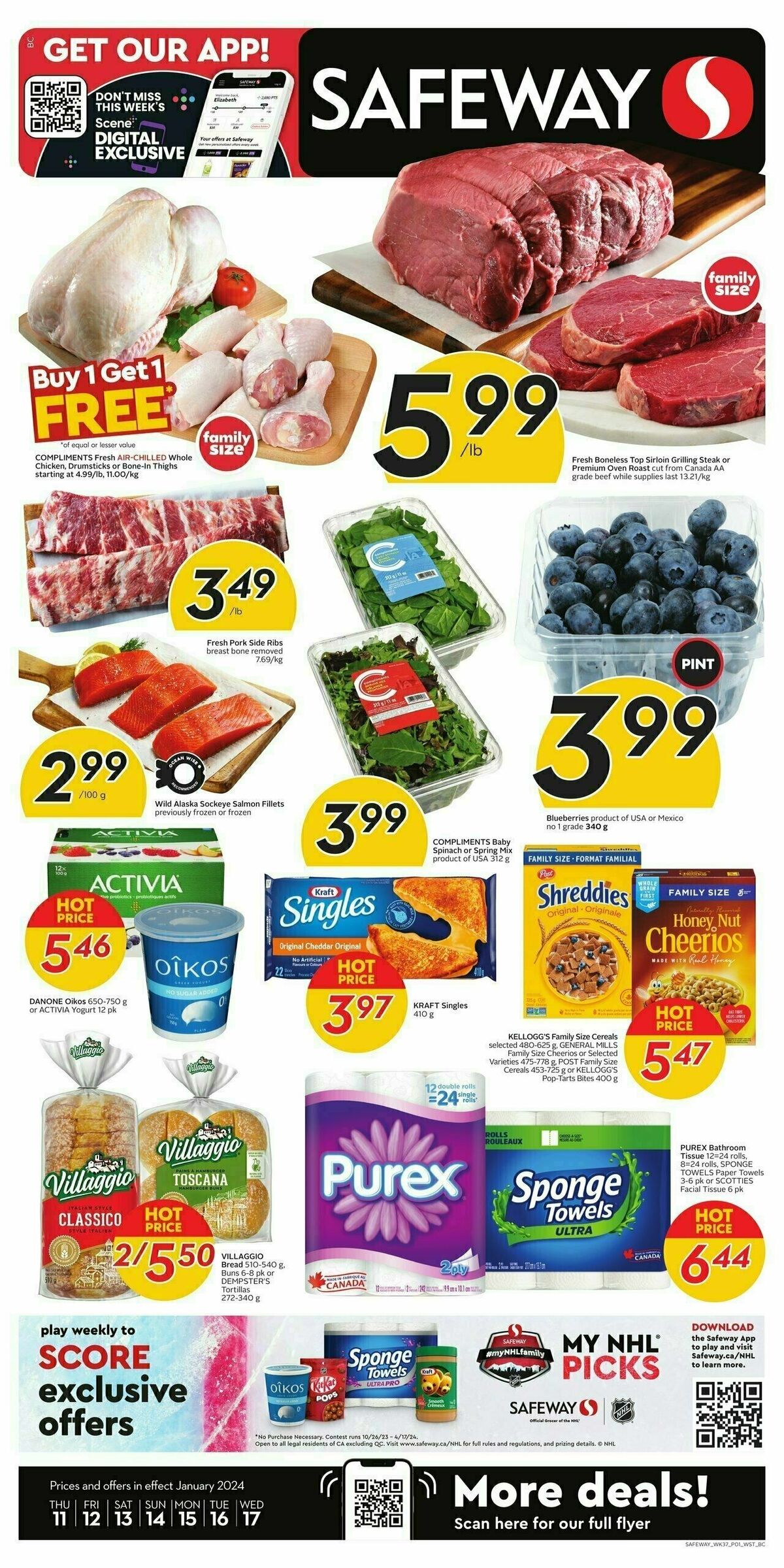Safeway Flyer from January 11