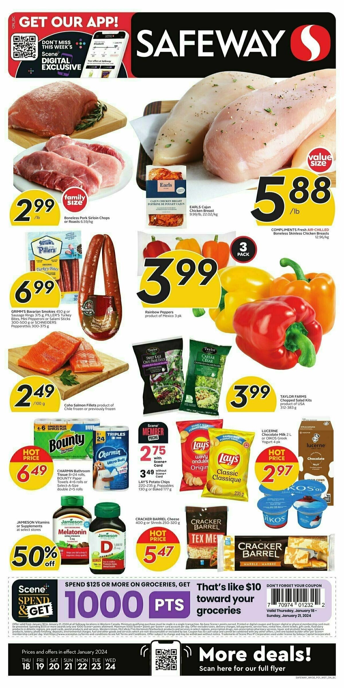 Safeway Flyer from January 18