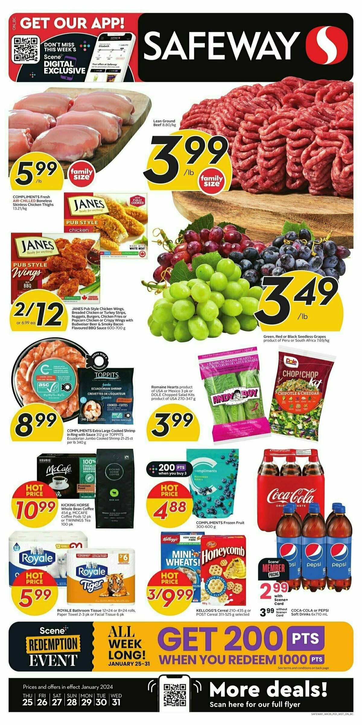 Safeway Flyer from January 25