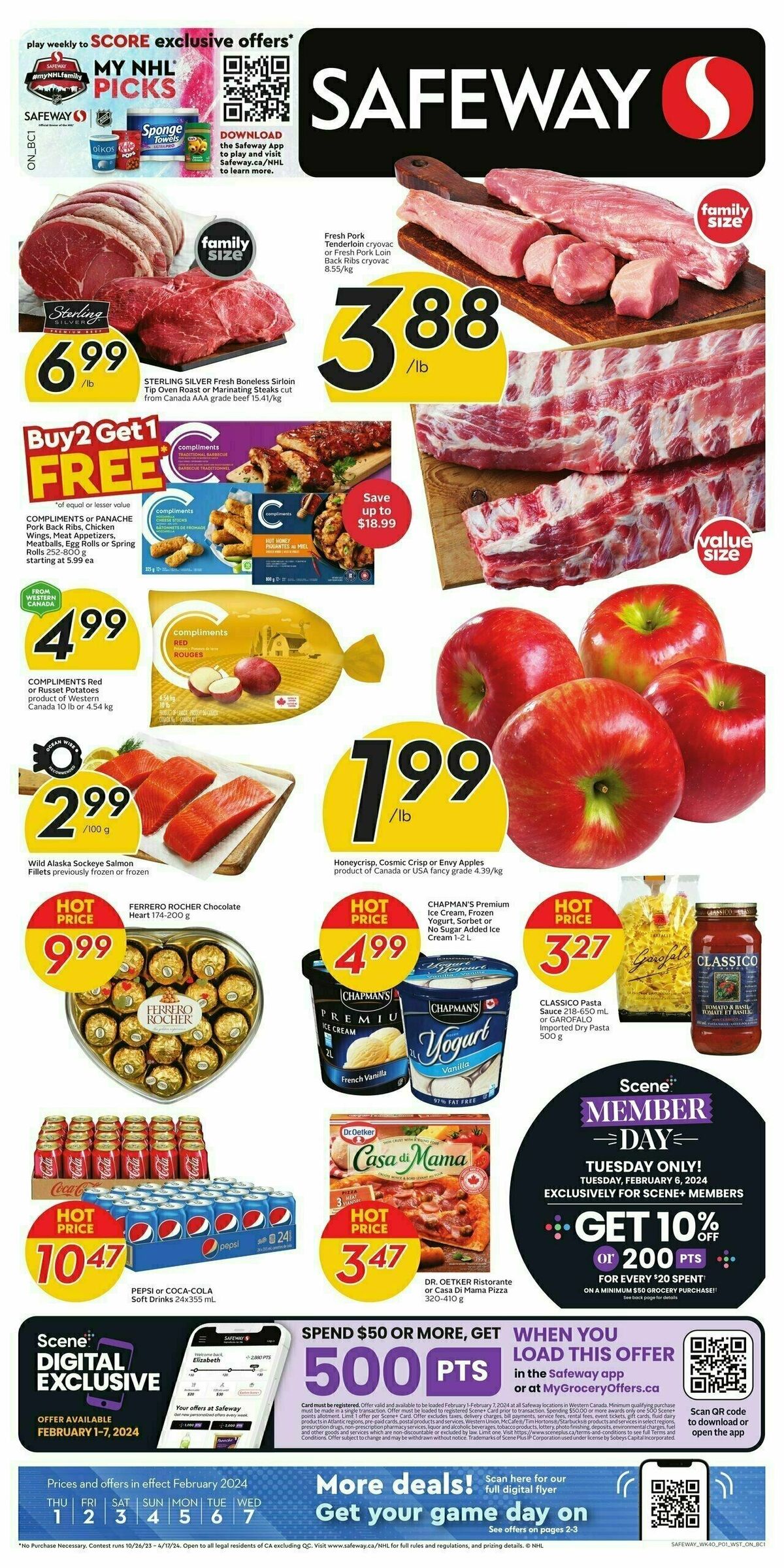 Safeway Flyer from February 1