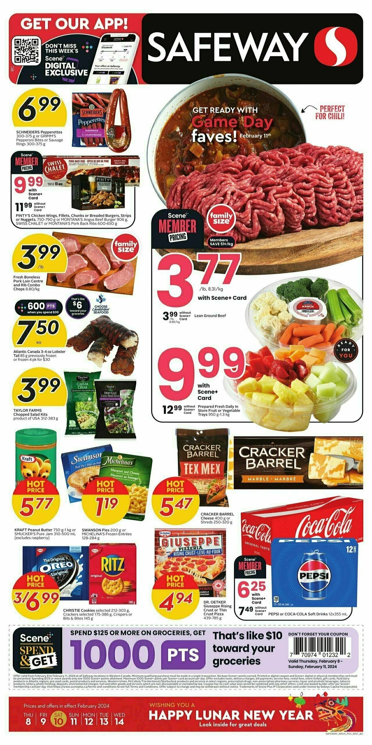 Safeway Flyer from February 8