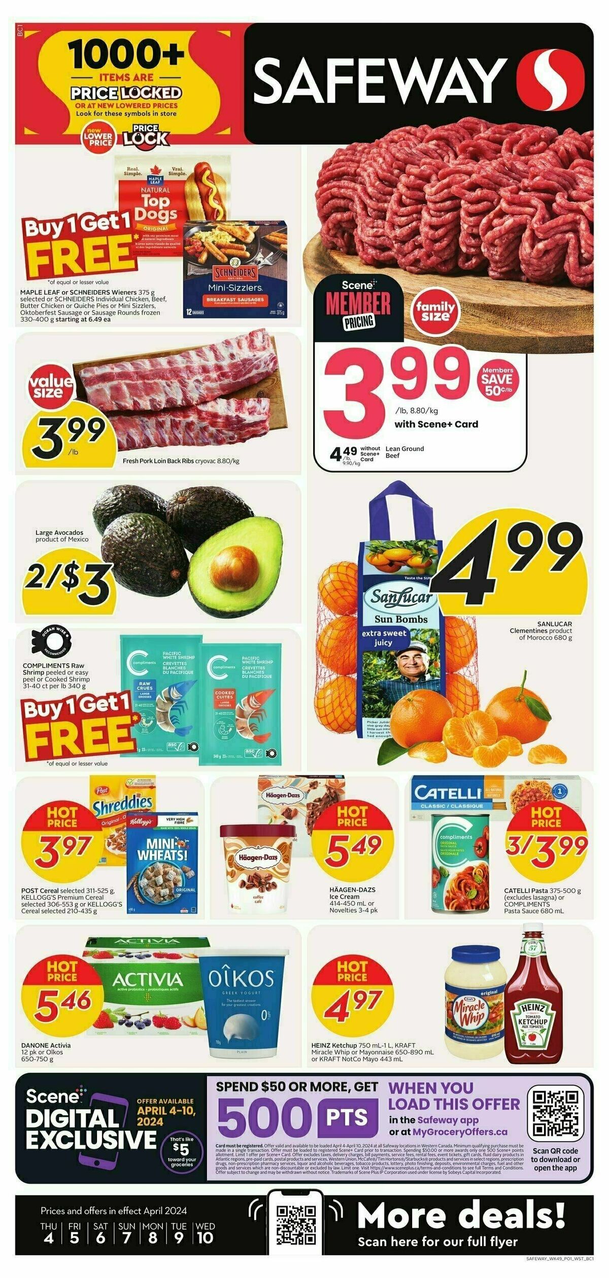 Safeway Flyer from April 4