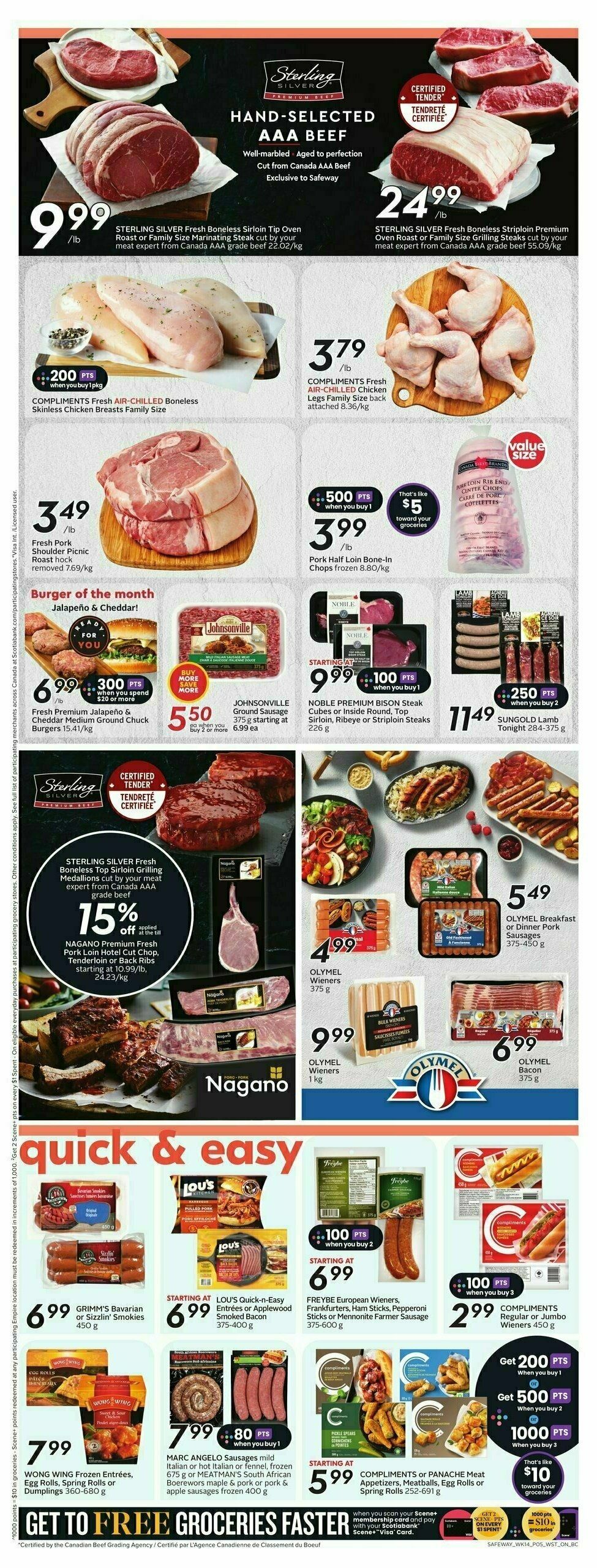 Safeway Flyer from August 1