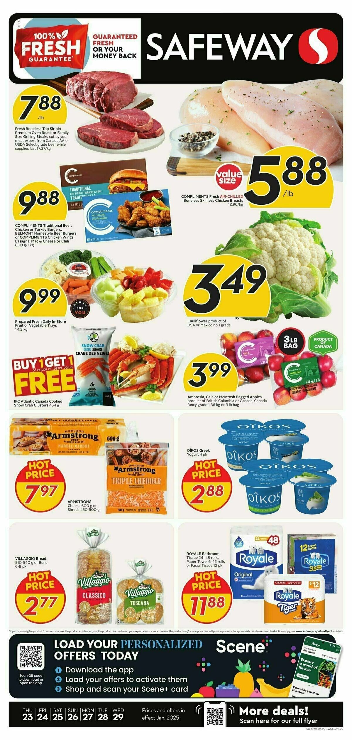 Safeway Flyer from January 23