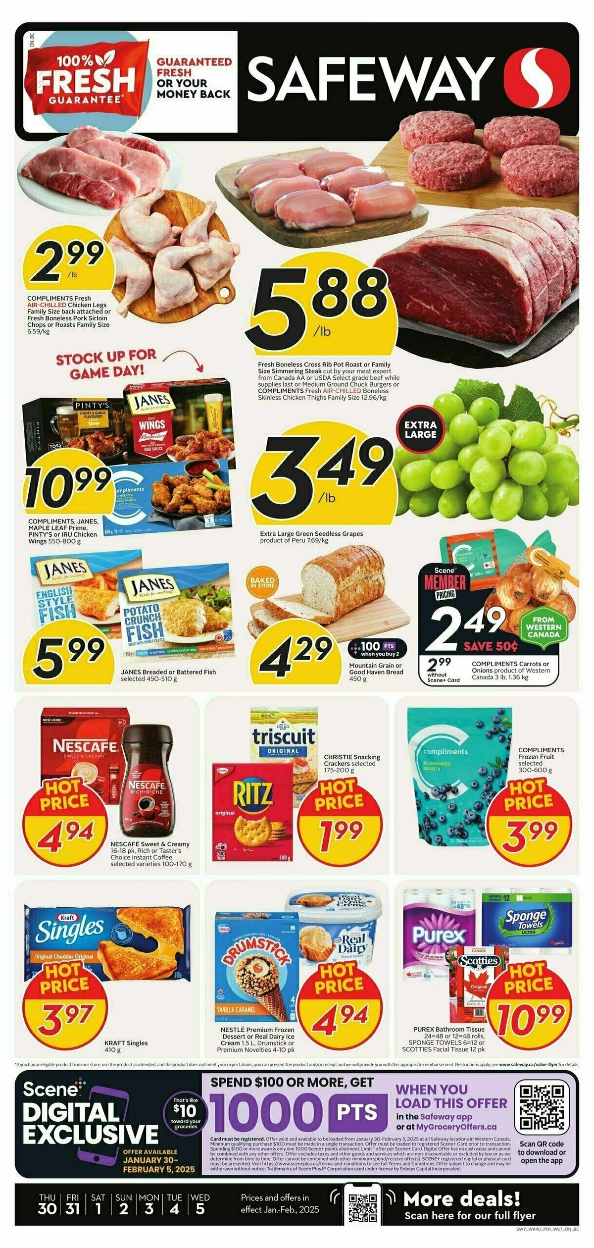 Safeway Flyer from January 30