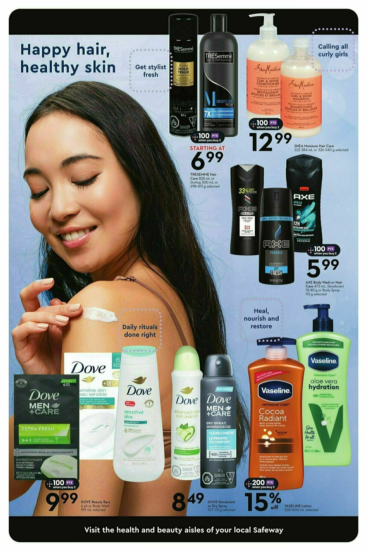 Safeway Health & Beauty Flyer from February 20