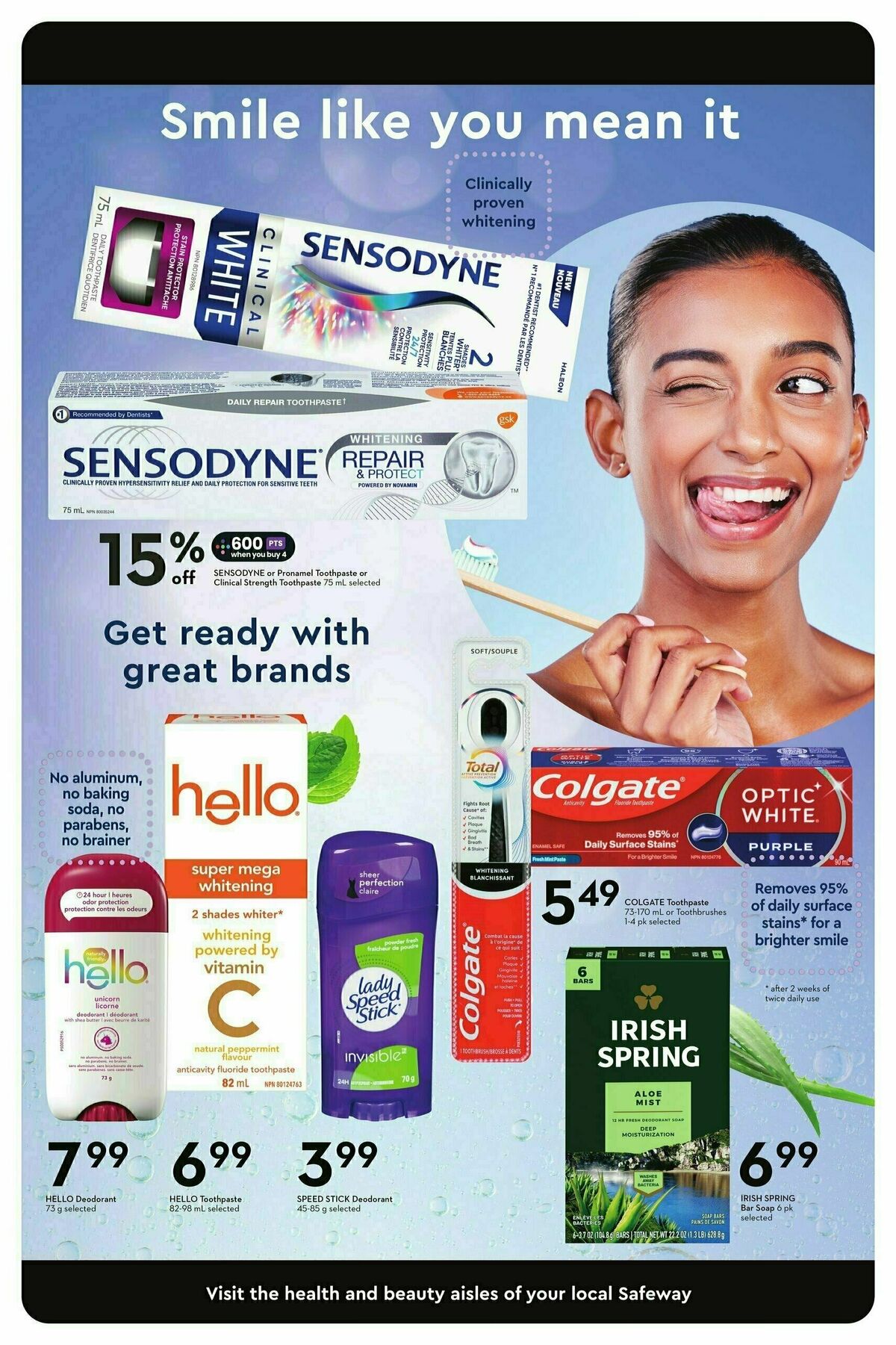 Safeway Health & Beauty Flyer from February 20