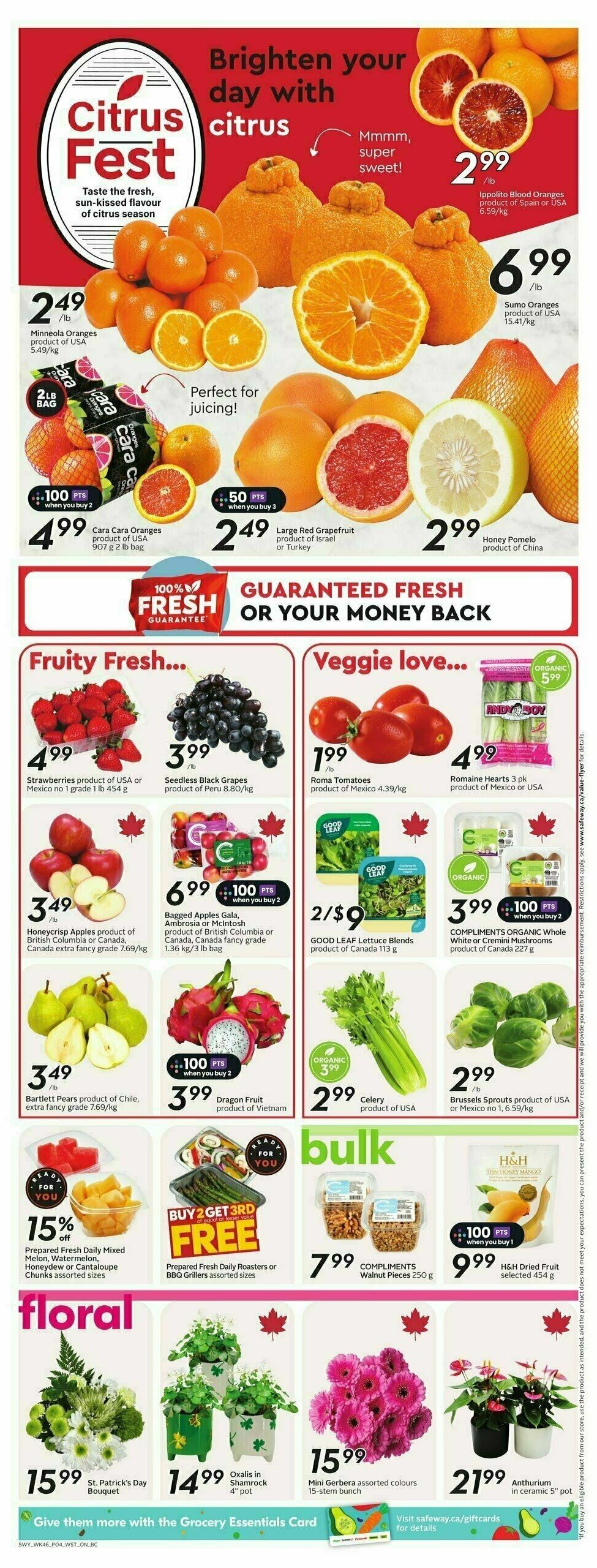 Safeway Flyer from March 13