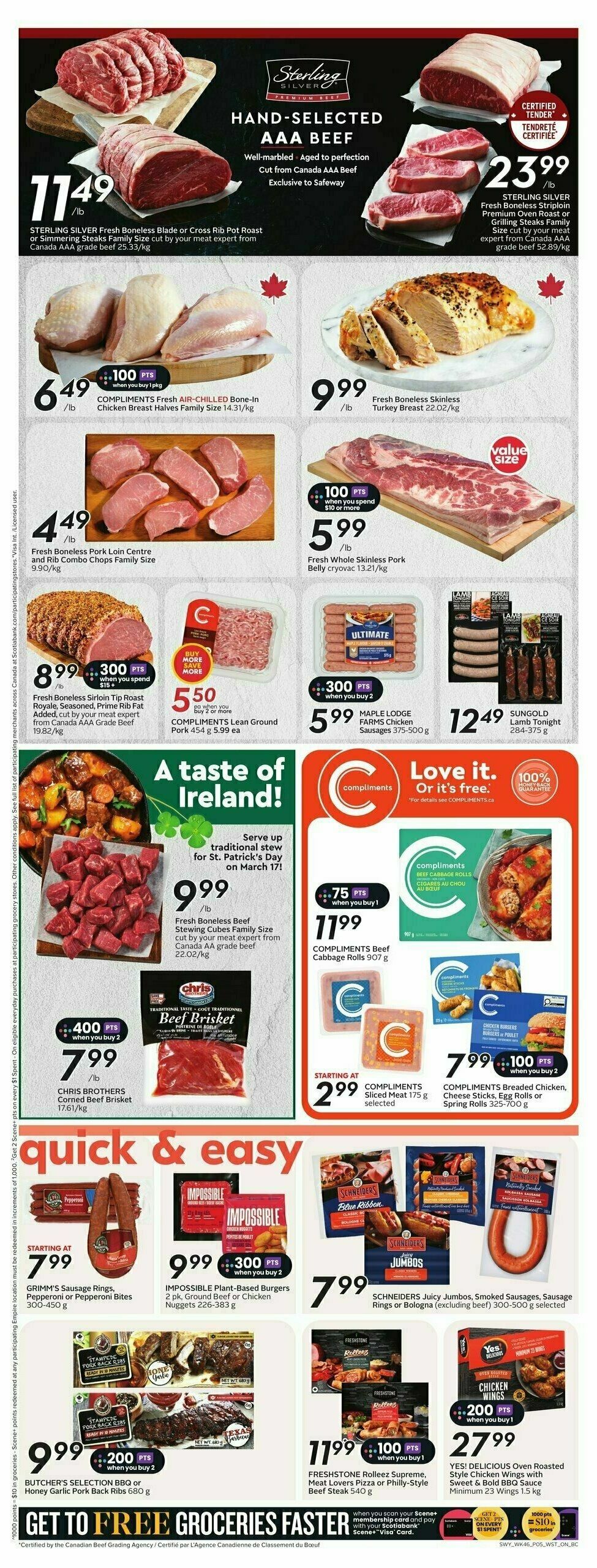 Safeway Flyer from March 13