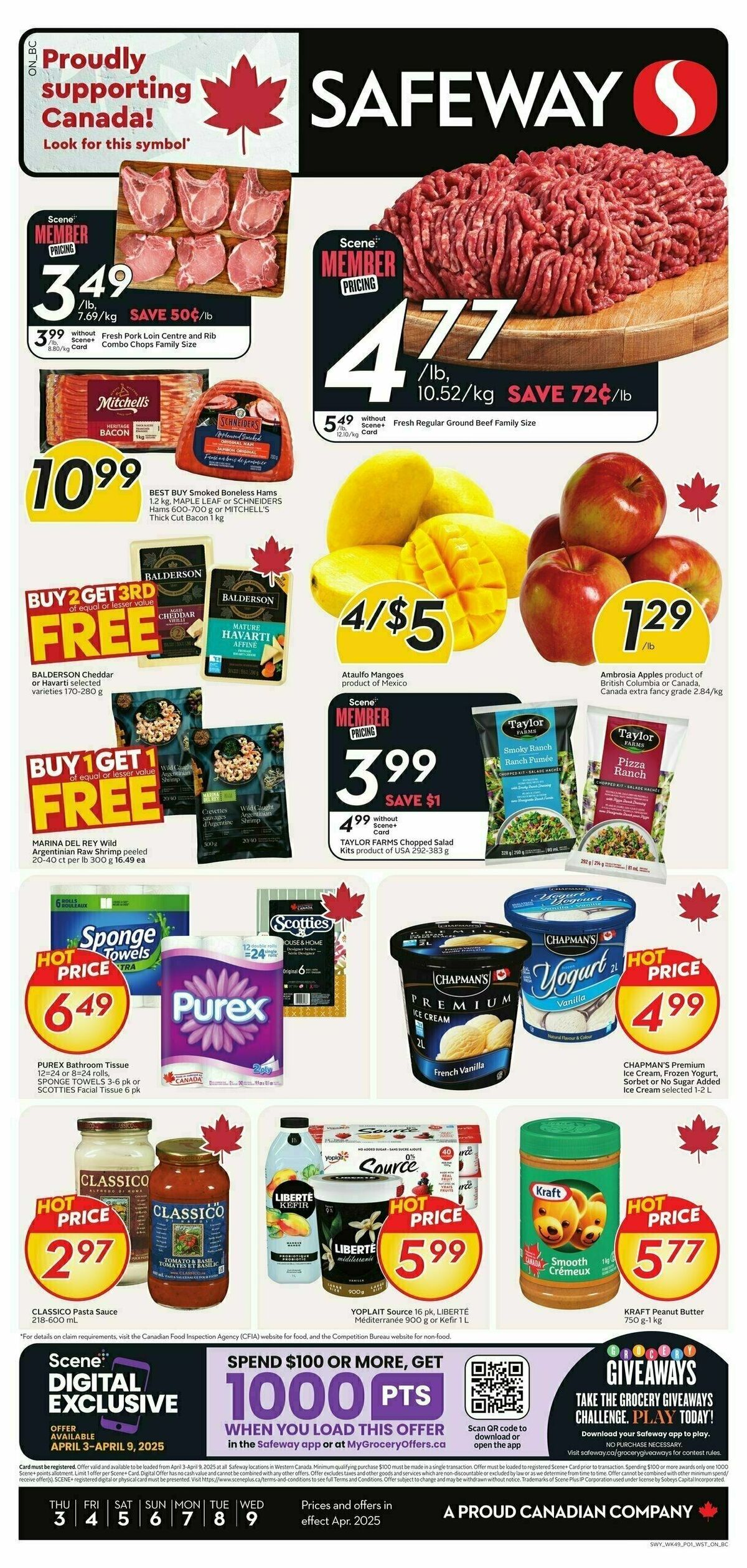 Safeway Flyer from April 3