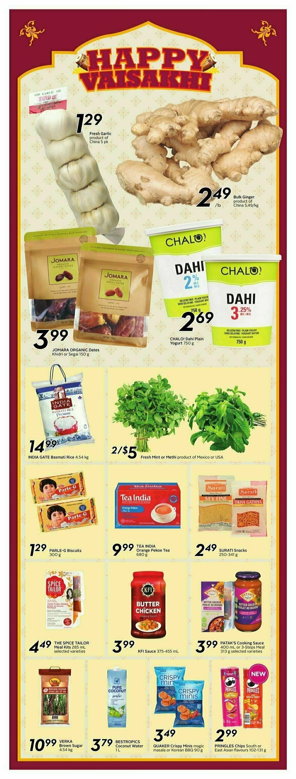 Safeway Flyer from April 3