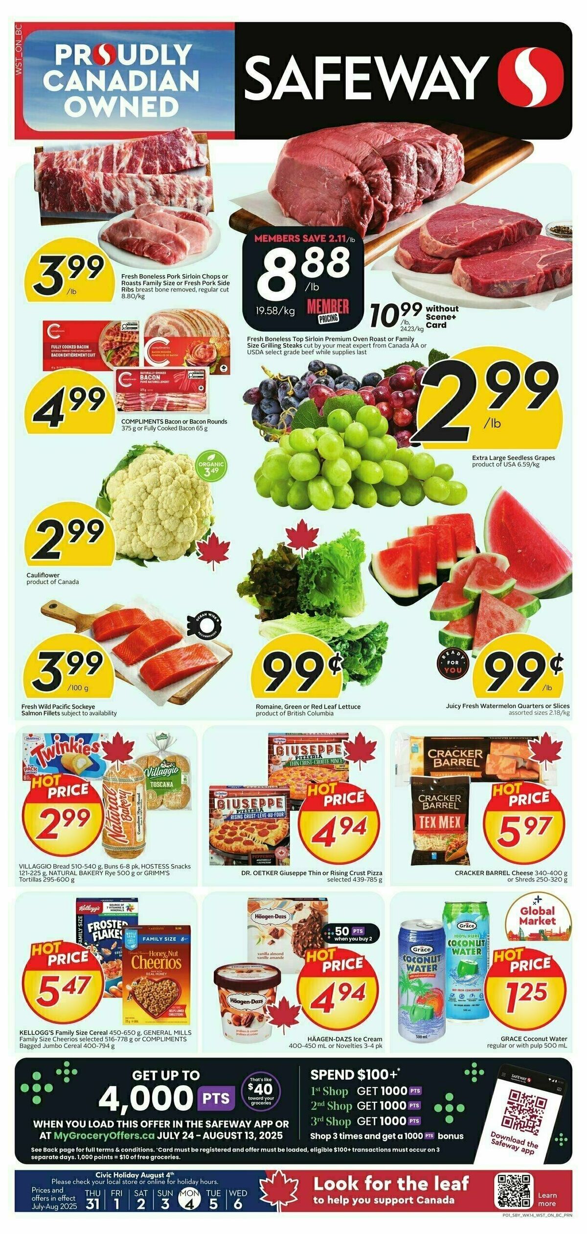 Safeway Flyer from July 31
