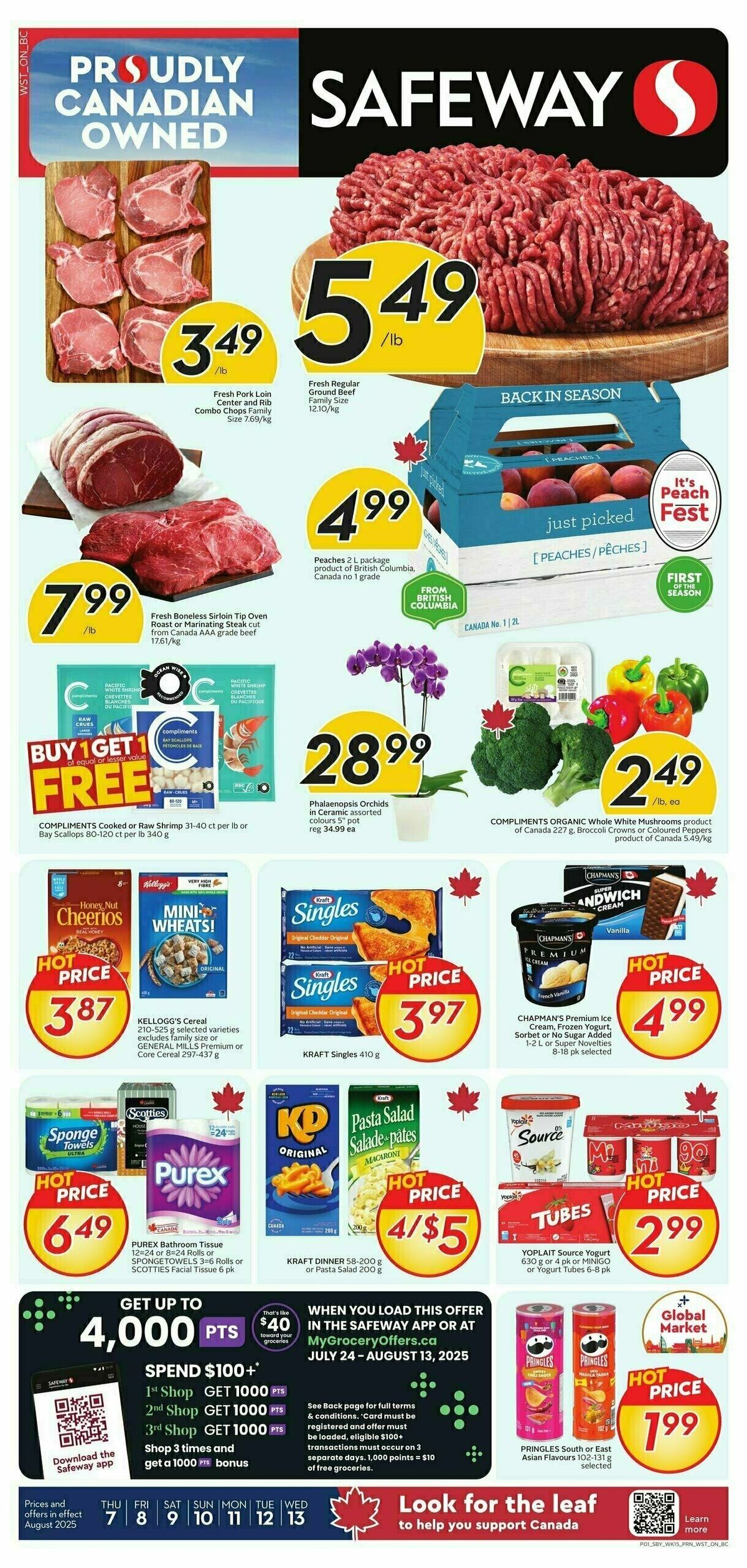 Safeway Flyer from August 7
