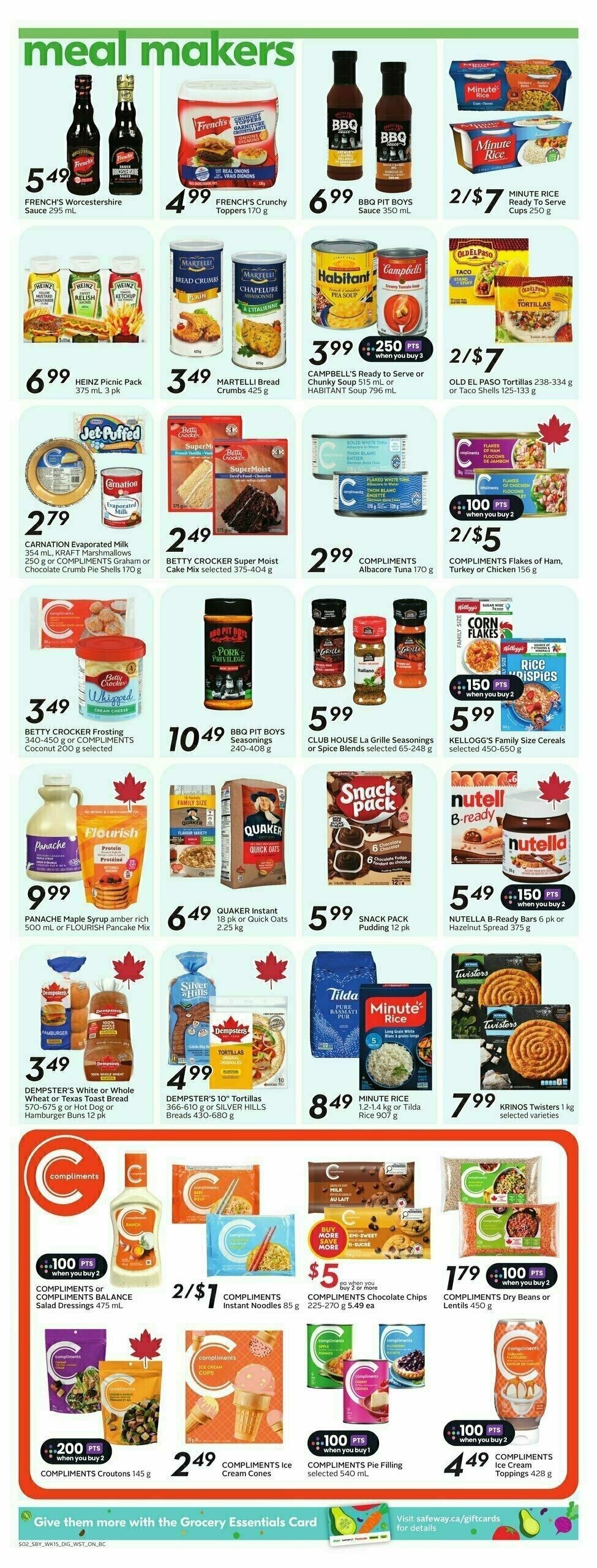 Safeway Flyer from August 7