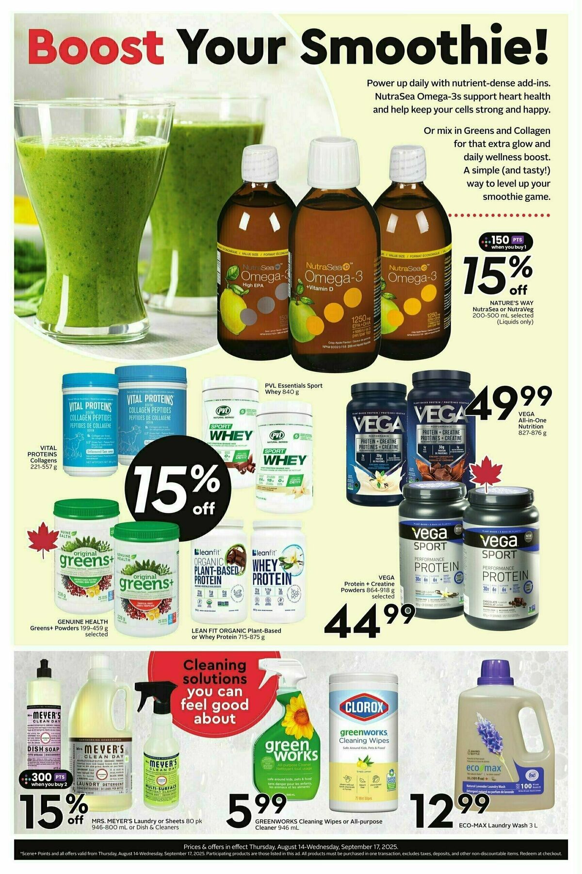 Safeway Wellness Flyer from August 14