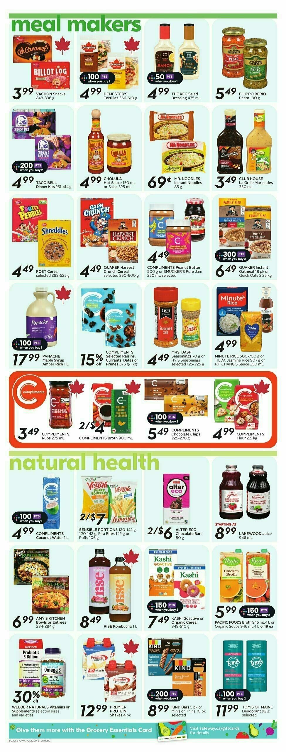 Safeway Flyer from August 21