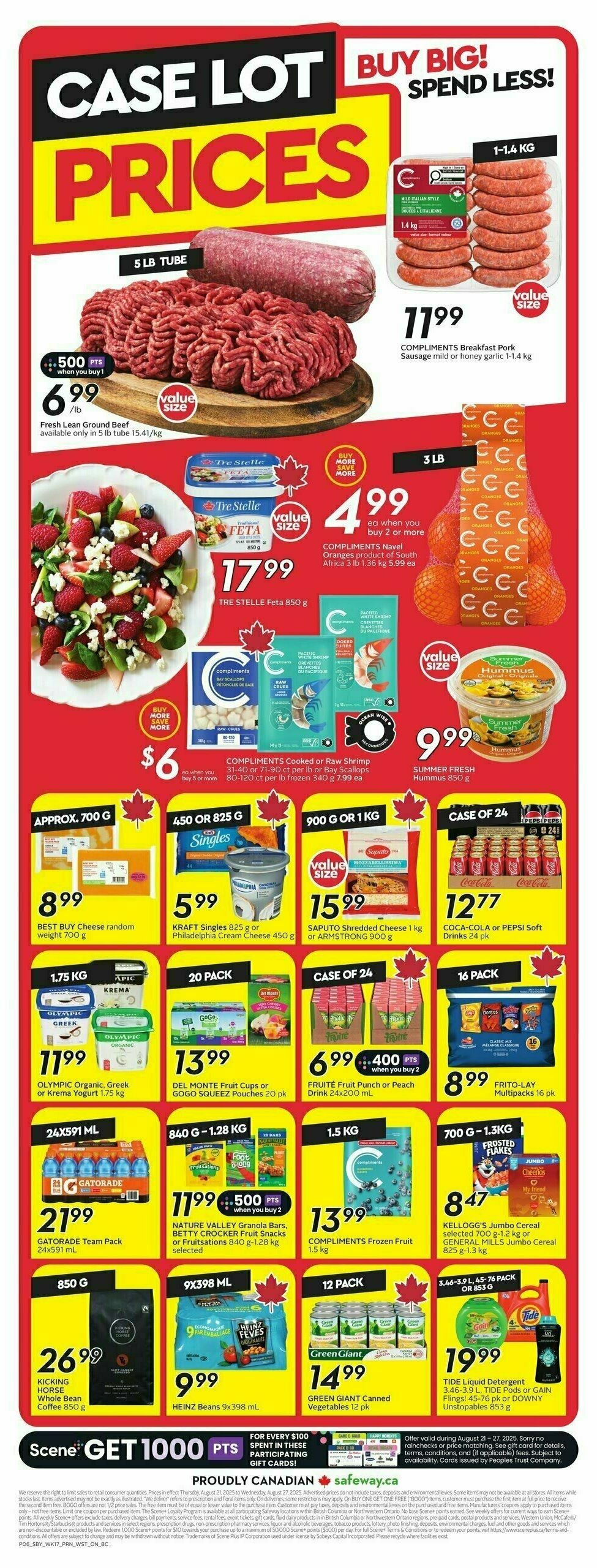 Safeway Flyer from August 21