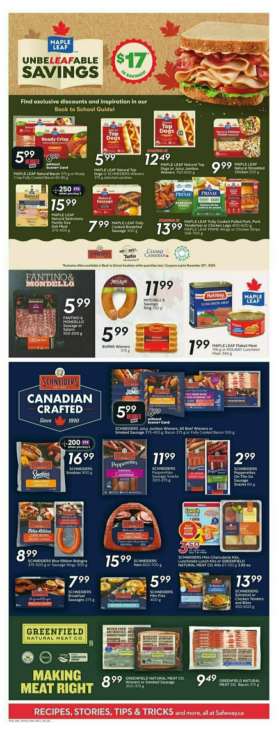 Safeway Flyer from August 28