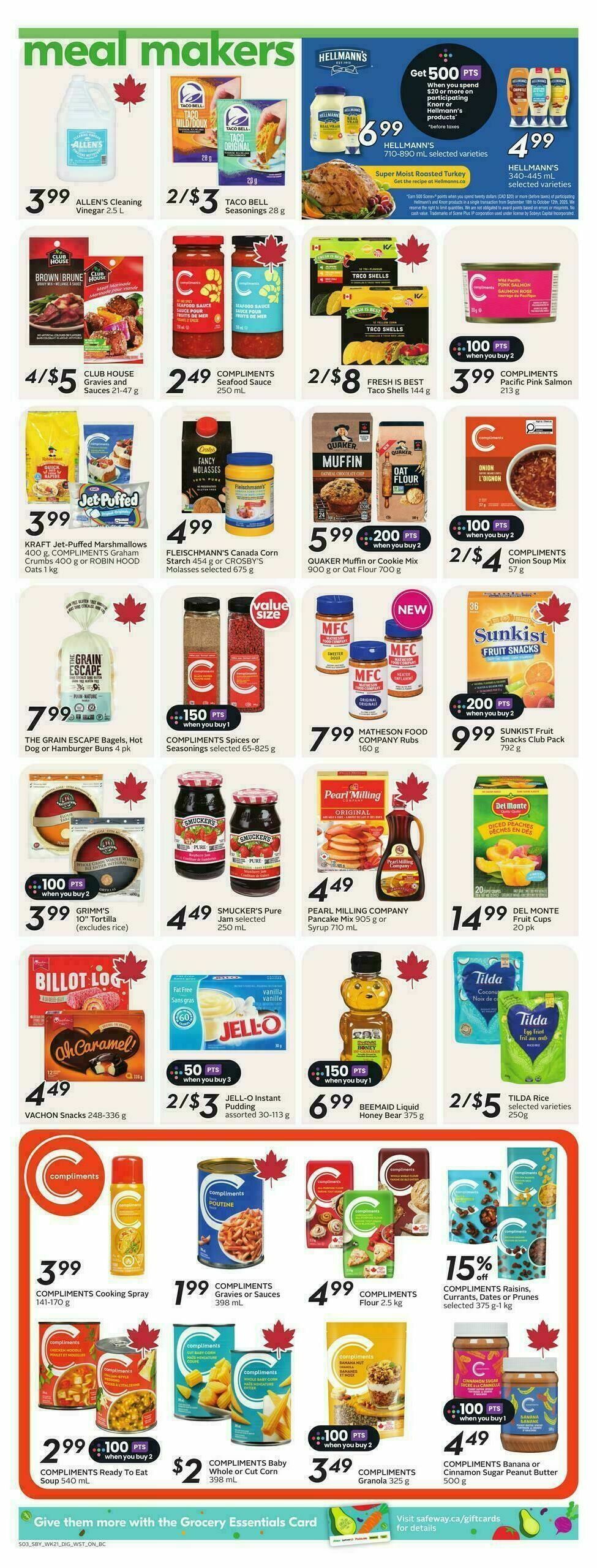 Safeway Flyer from September 18