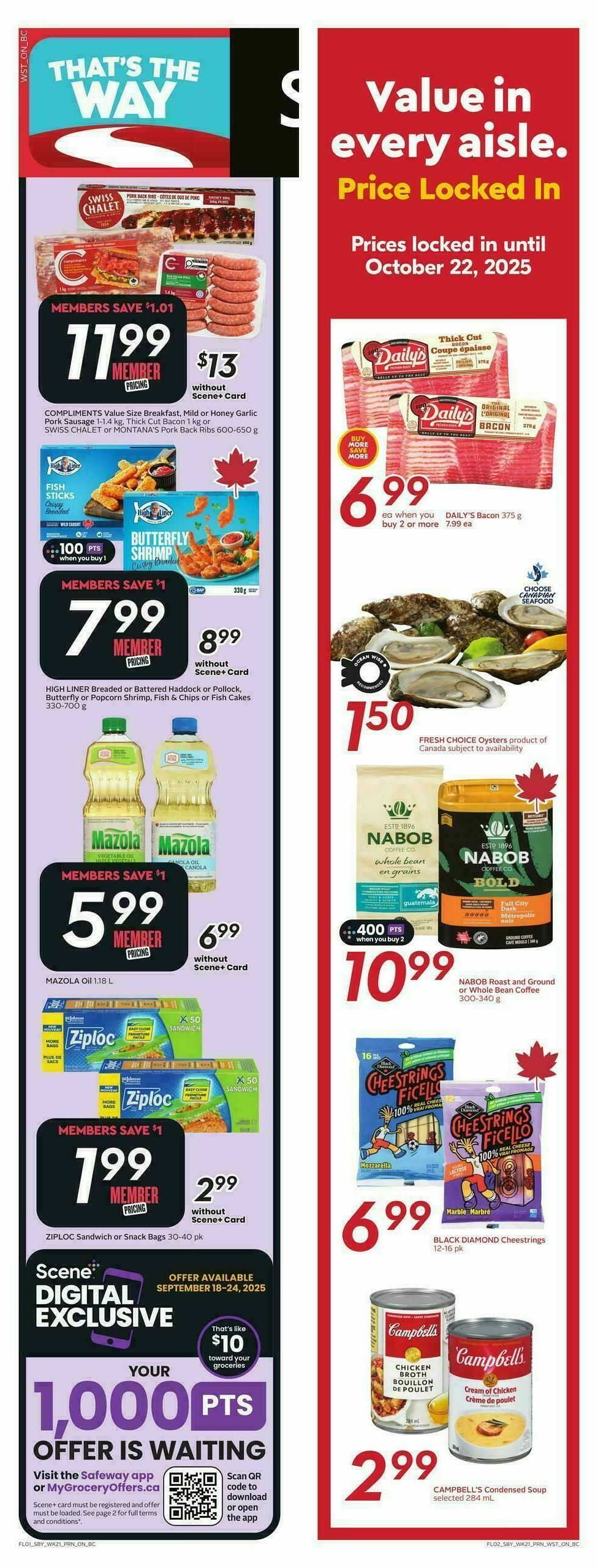 Safeway Flyer from September 18