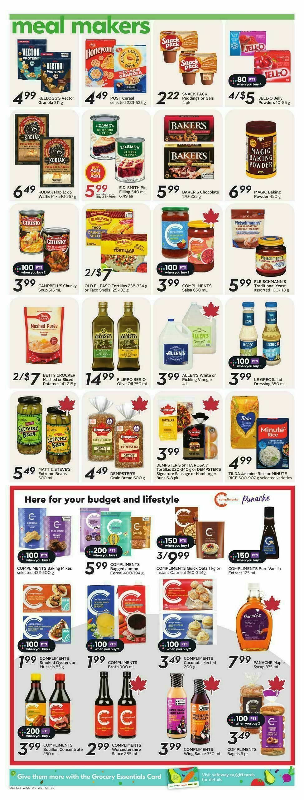 Safeway Flyer from September 25