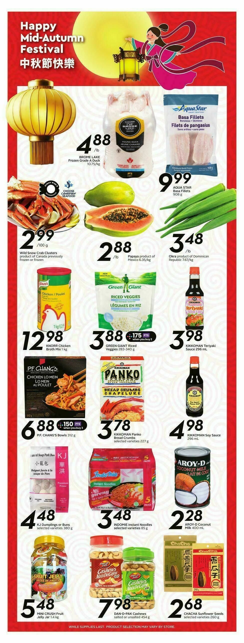 Safeway Flyer from September 25