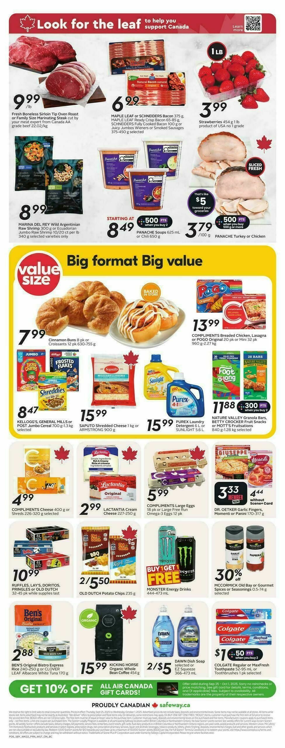 Safeway Flyer from September 25