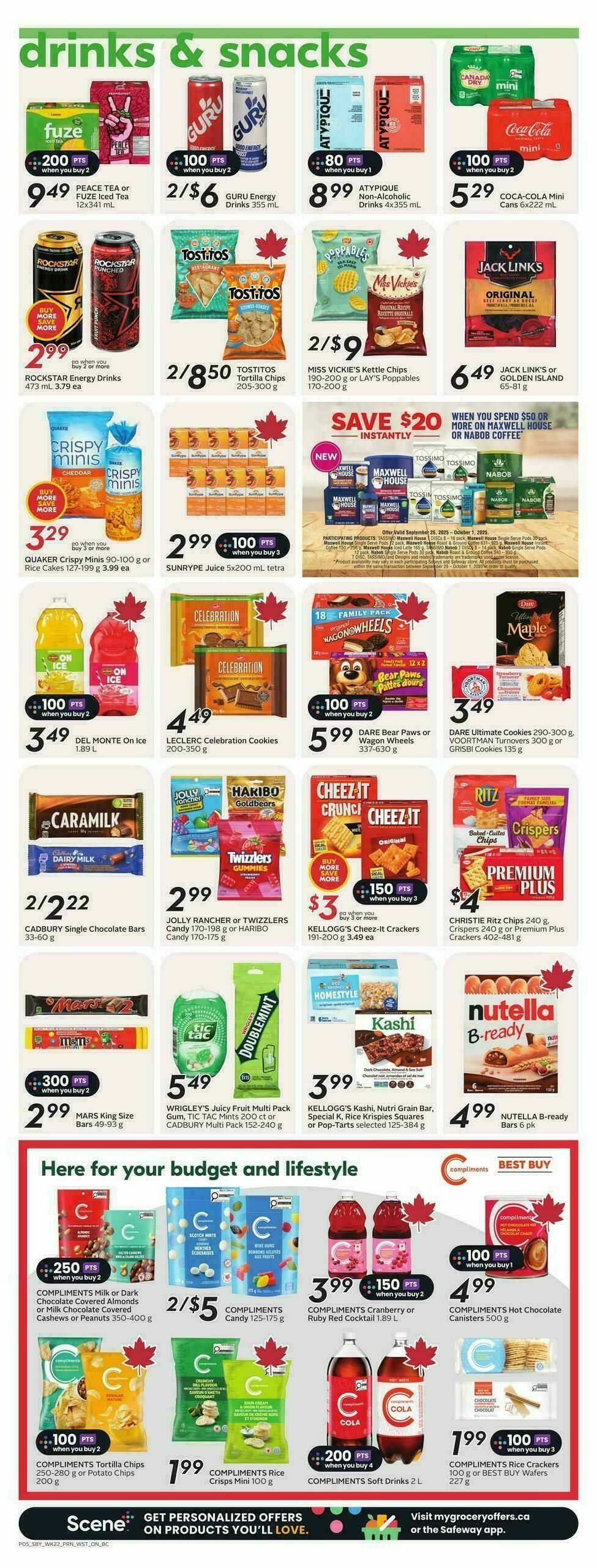 Safeway Flyer from September 25